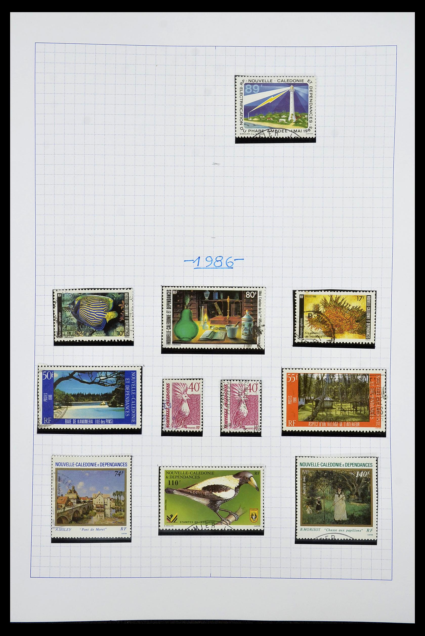 34219 036 - Postzegelverzameling 34219 Nieuw Caledonië 1881-2014!