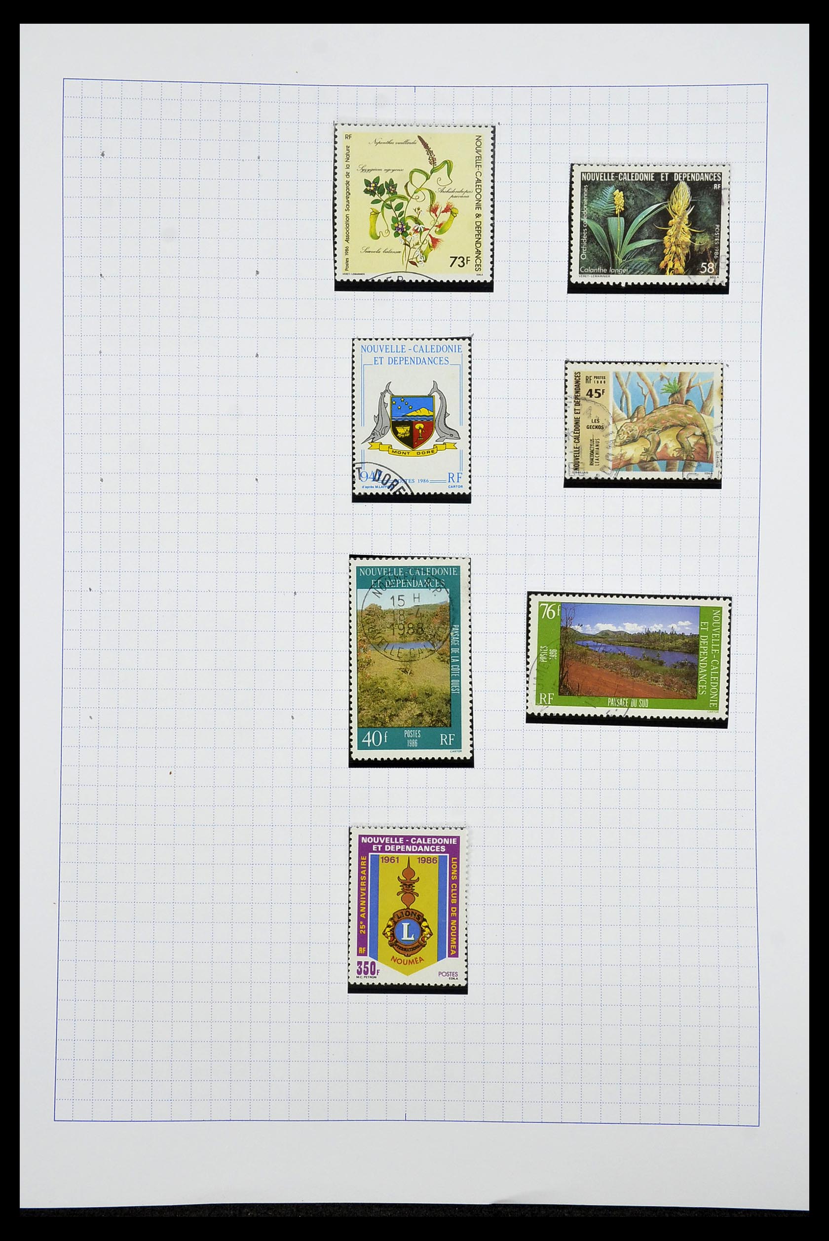 34219 037 - Postzegelverzameling 34219 Nieuw Caledonië 1881-2014!