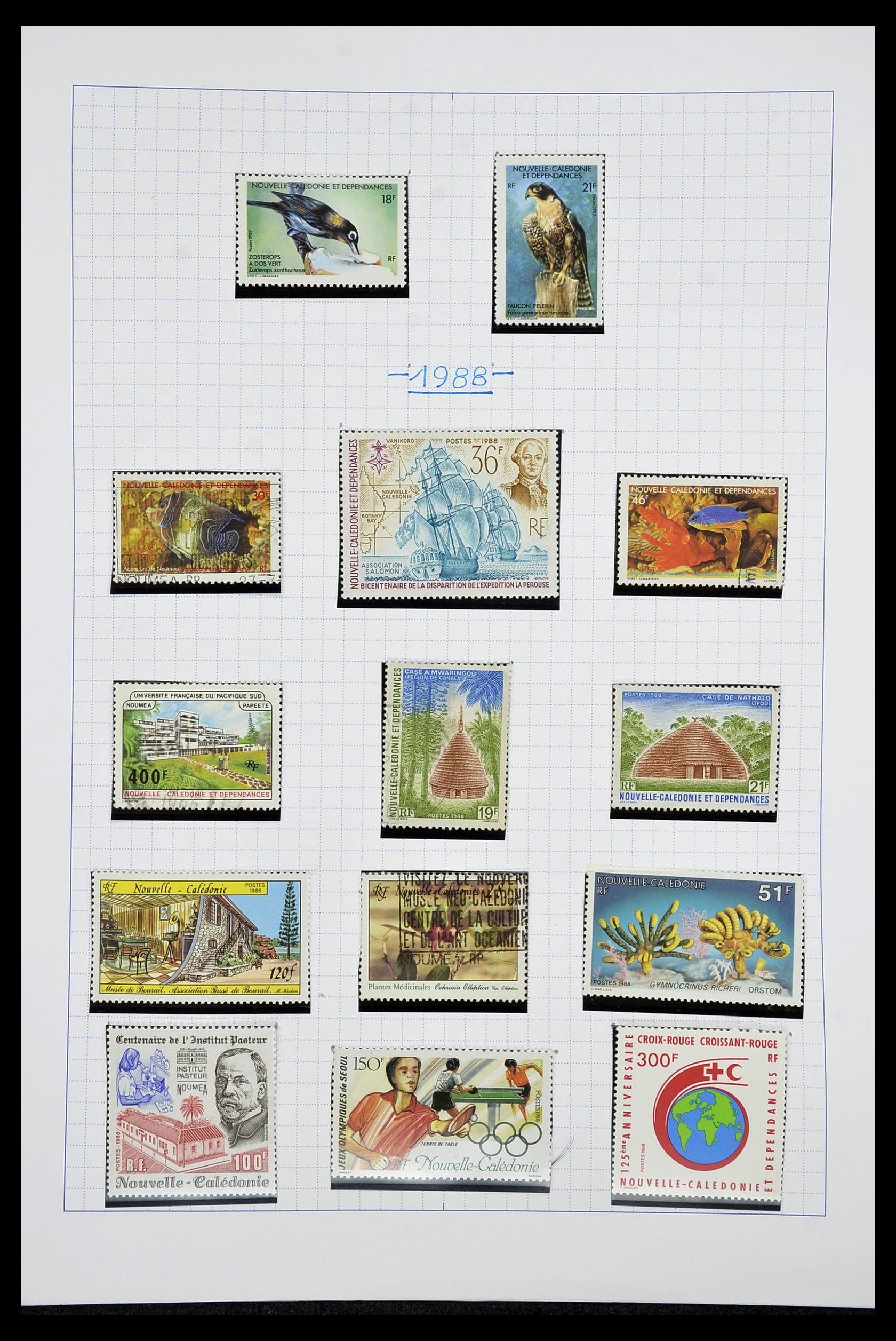 34219 039 - Postzegelverzameling 34219 Nieuw Caledonië 1881-2014!