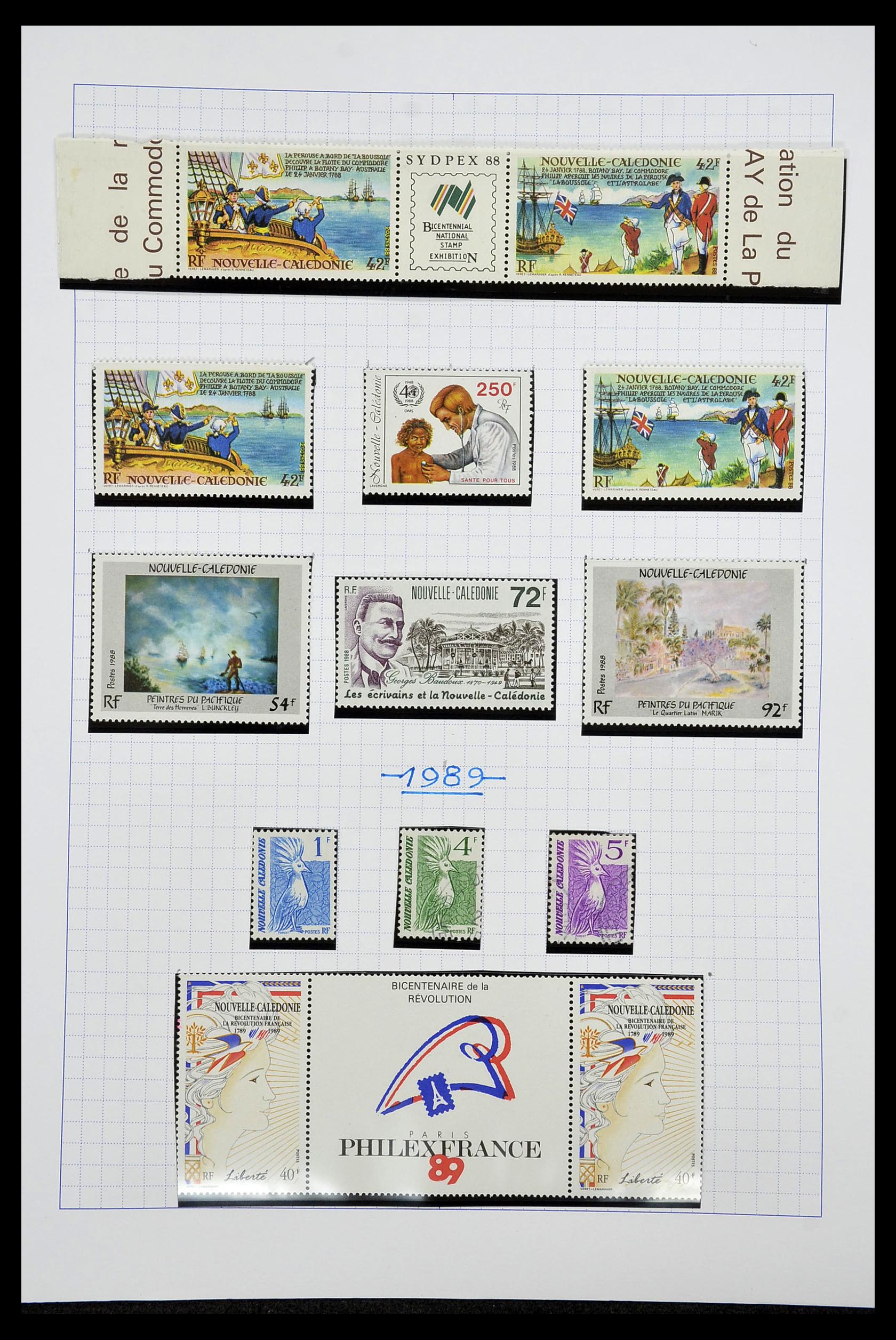 34219 040 - Postzegelverzameling 34219 Nieuw Caledonië 1881-2014!