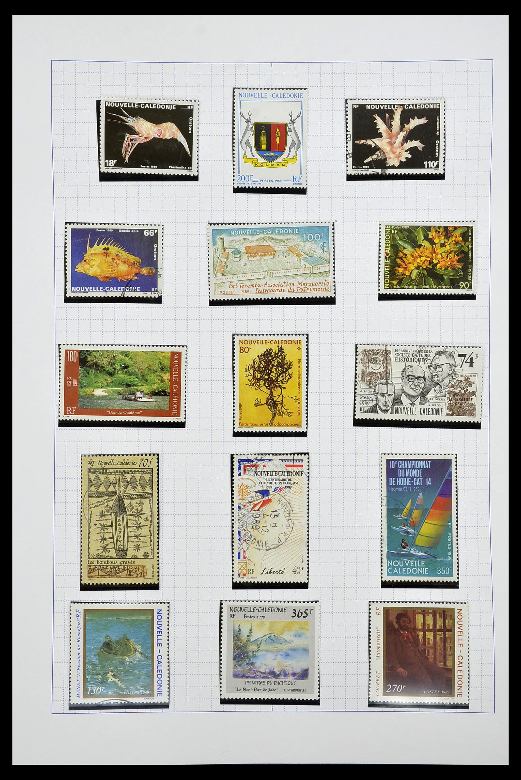 34219 041 - Postzegelverzameling 34219 Nieuw Caledonië 1881-2014!
