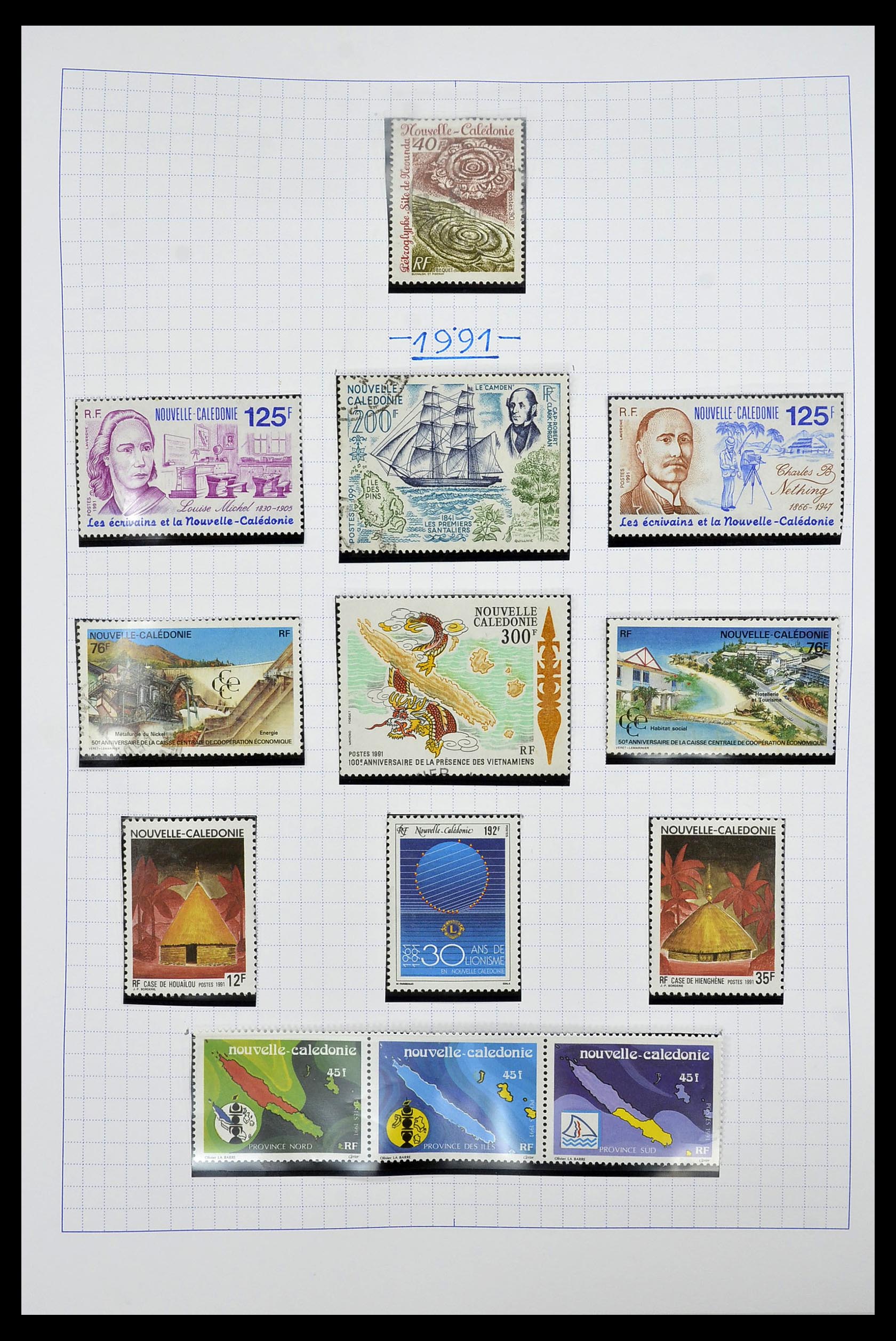 34219 043 - Postzegelverzameling 34219 Nieuw Caledonië 1881-2014!