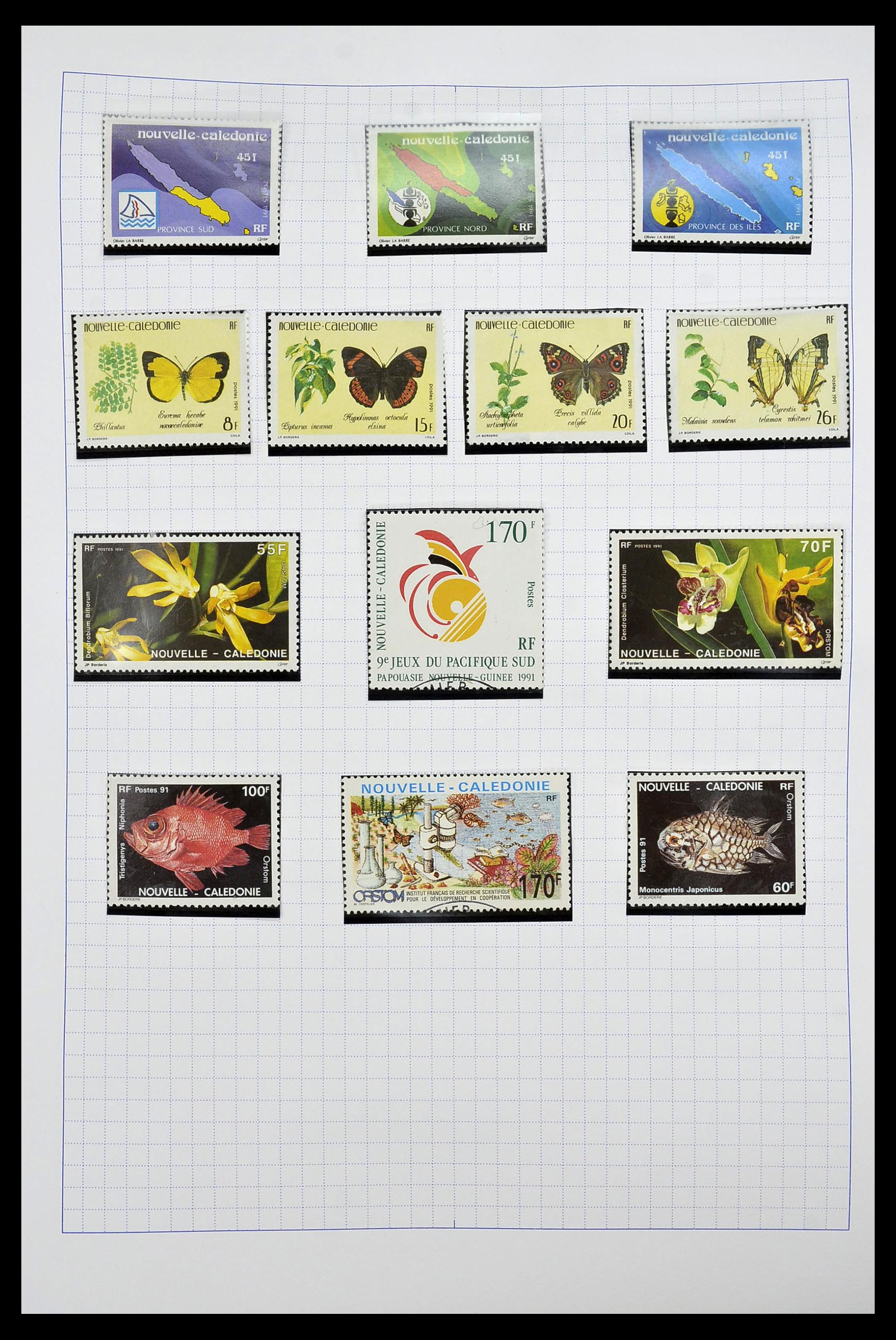 34219 044 - Postzegelverzameling 34219 Nieuw Caledonië 1881-2014!