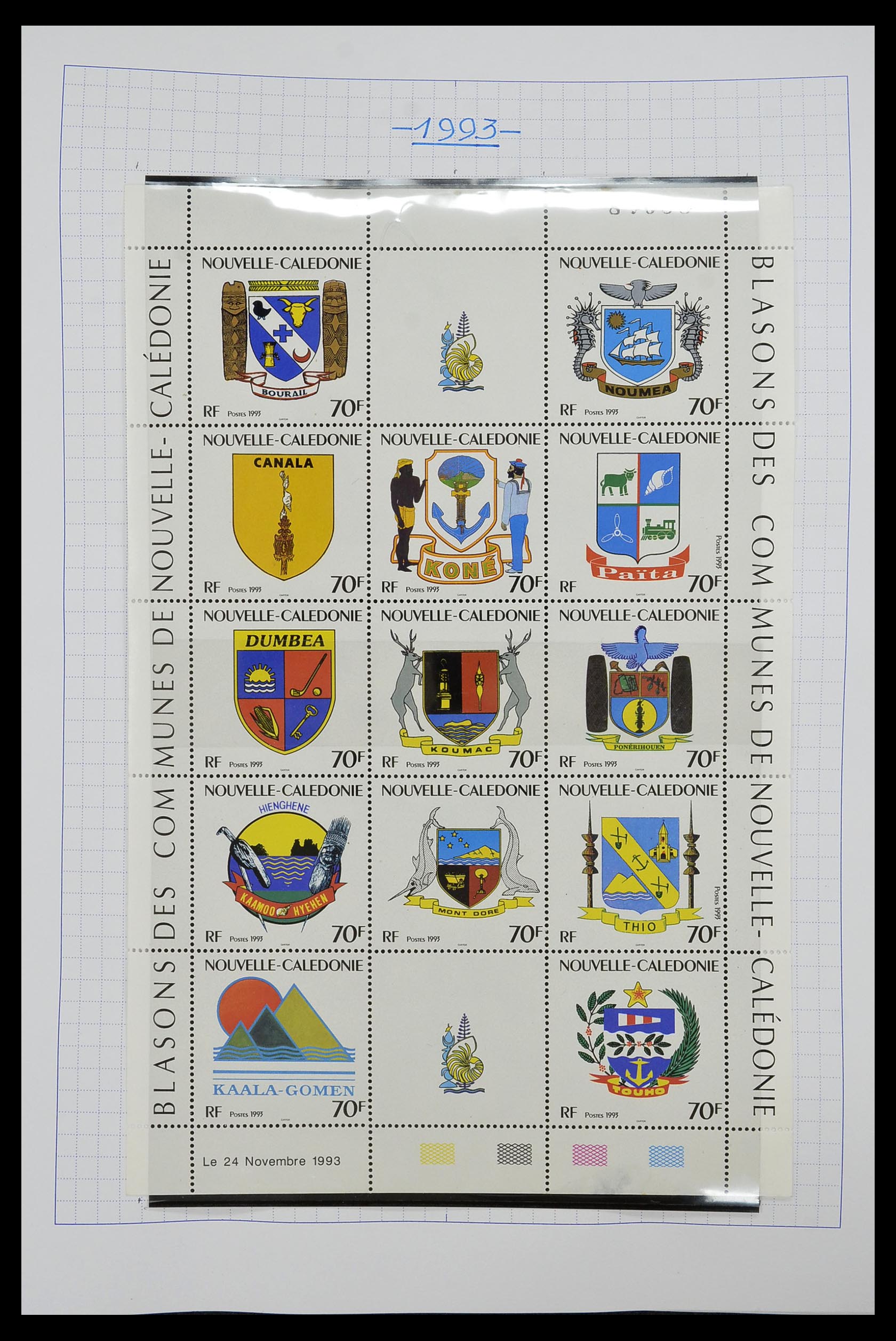 34219 046 - Postzegelverzameling 34219 Nieuw Caledonië 1881-2014!