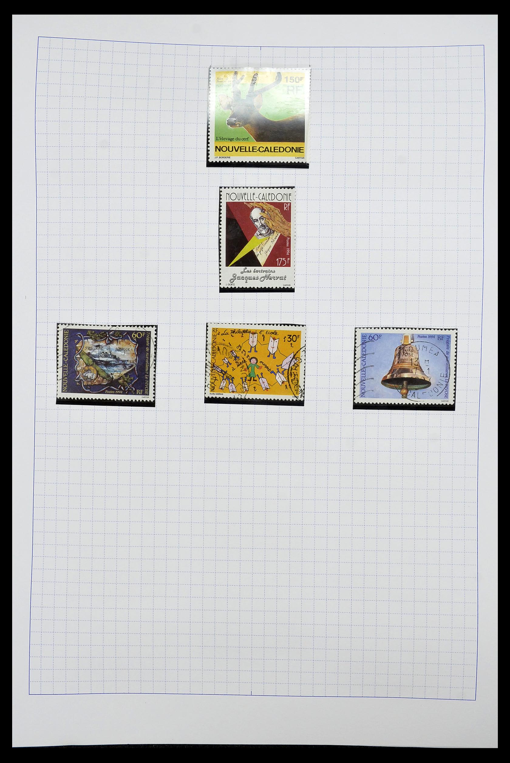 34219 048 - Postzegelverzameling 34219 Nieuw Caledonië 1881-2014!