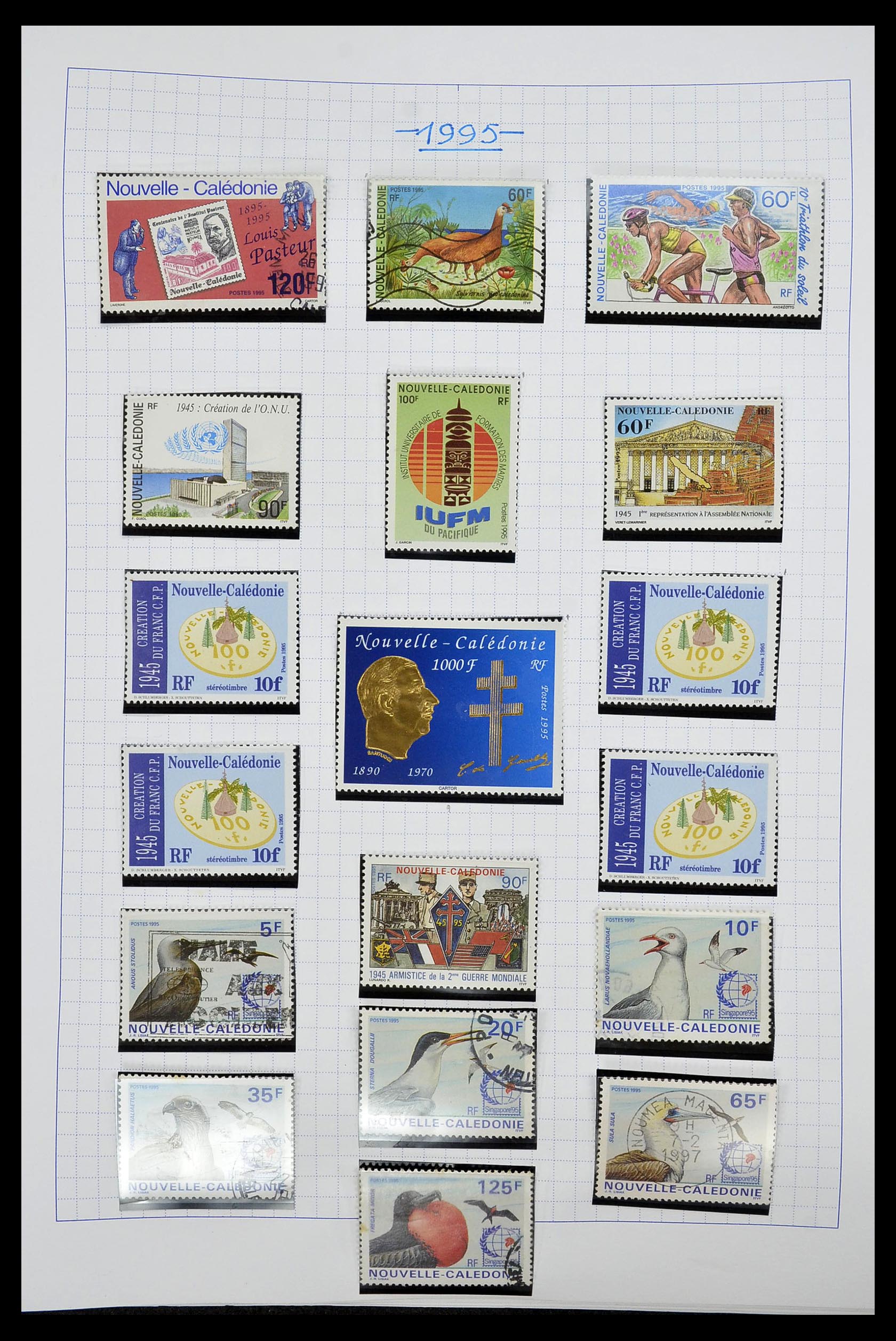 34219 049 - Postzegelverzameling 34219 Nieuw Caledonië 1881-2014!
