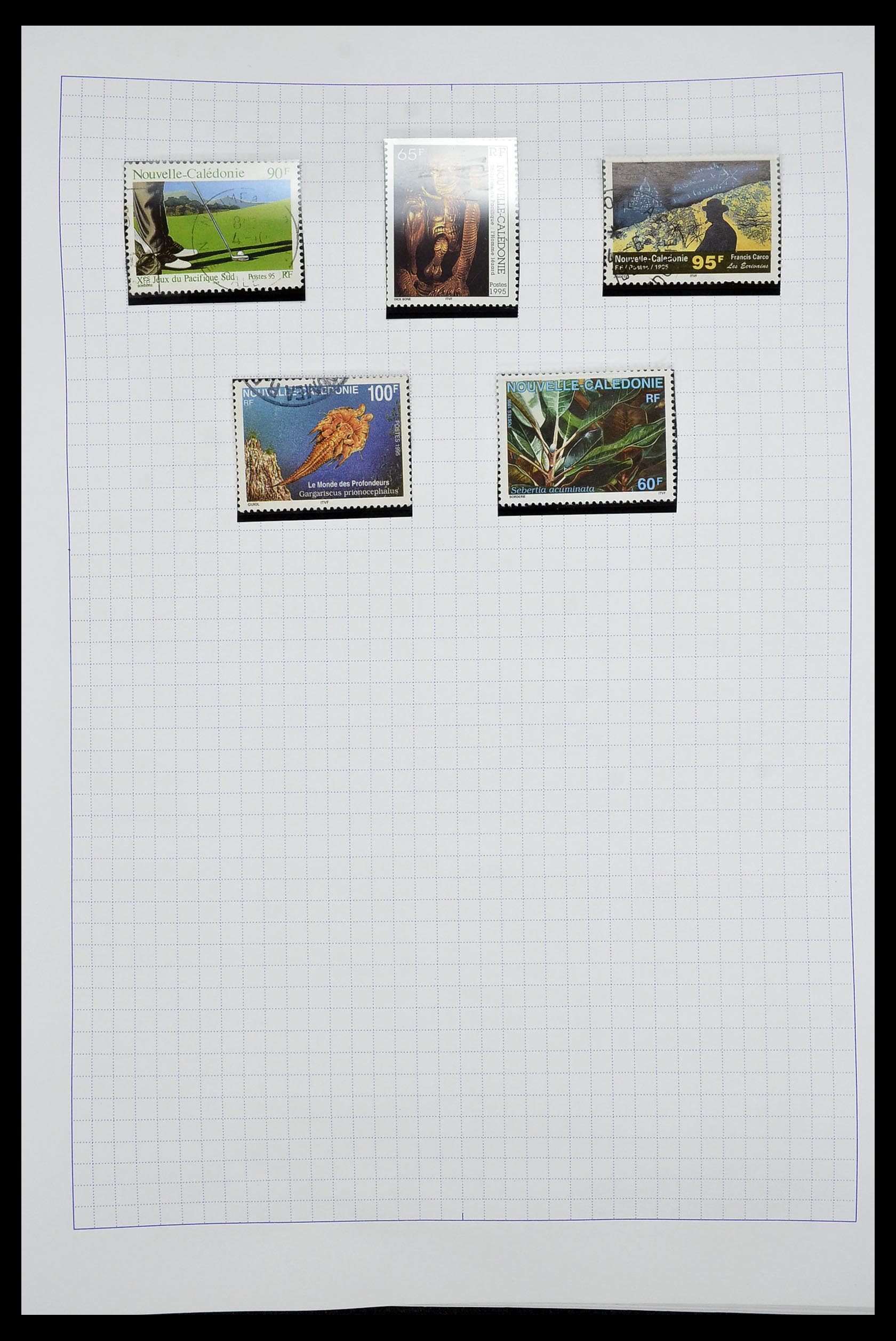 34219 050 - Postzegelverzameling 34219 Nieuw Caledonië 1881-2014!