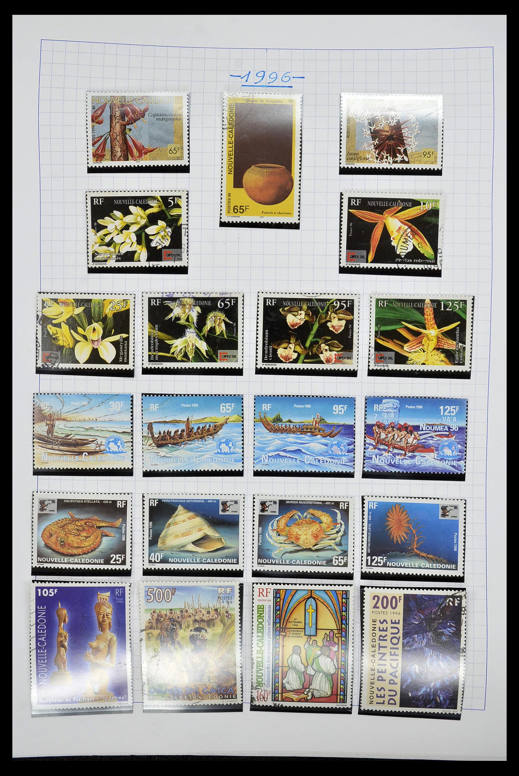 34219 051 - Postzegelverzameling 34219 Nieuw Caledonië 1881-2014!