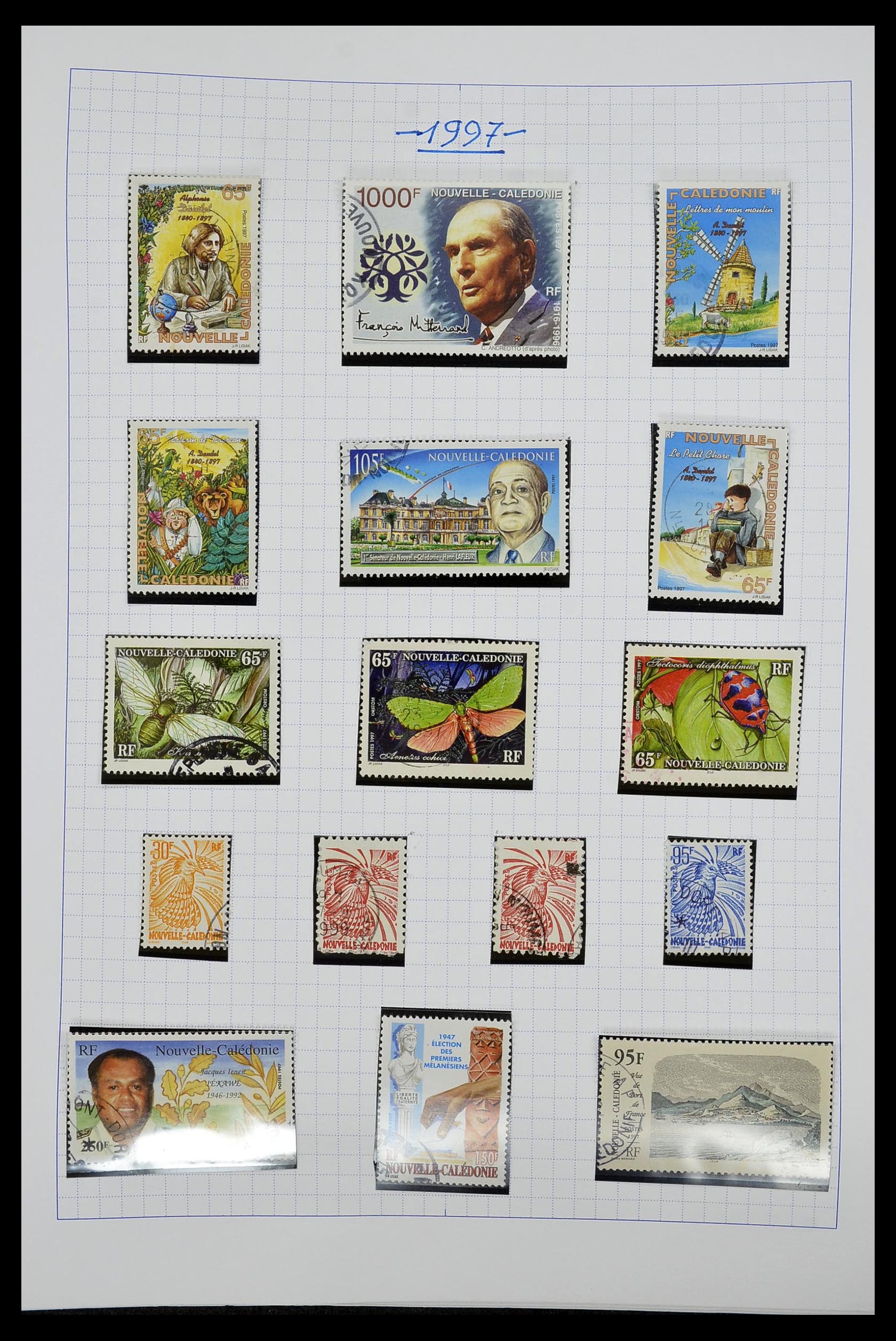 34219 052 - Postzegelverzameling 34219 Nieuw Caledonië 1881-2014!