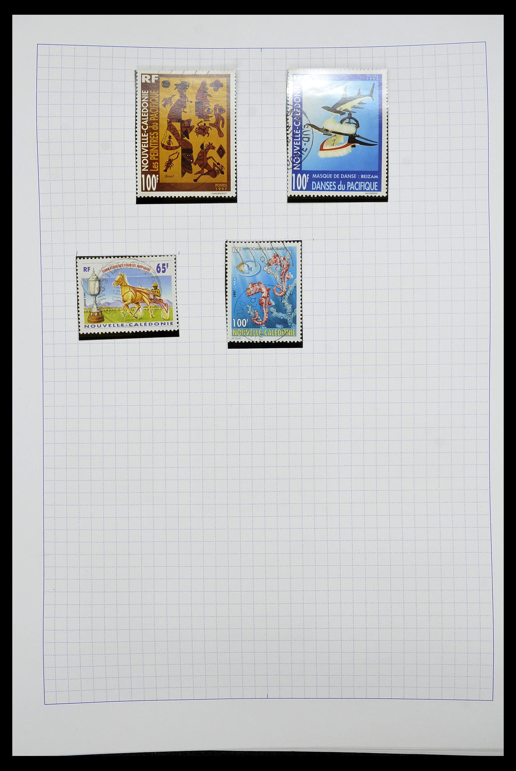 34219 053 - Postzegelverzameling 34219 Nieuw Caledonië 1881-2014!