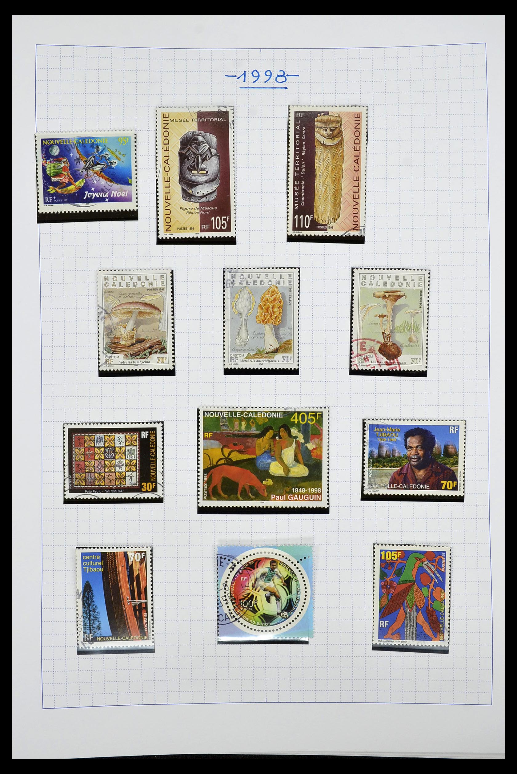 34219 054 - Postzegelverzameling 34219 Nieuw Caledonië 1881-2014!
