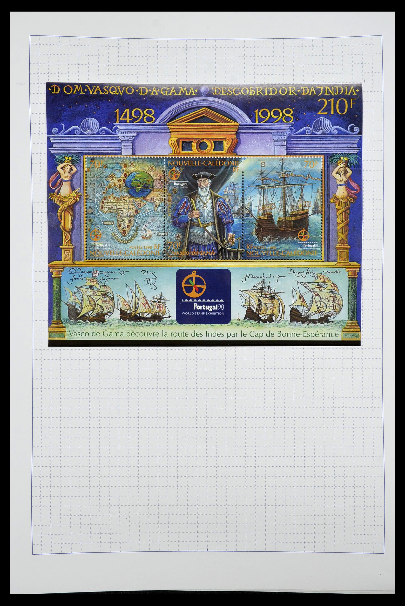 34219 057 - Postzegelverzameling 34219 Nieuw Caledonië 1881-2014!