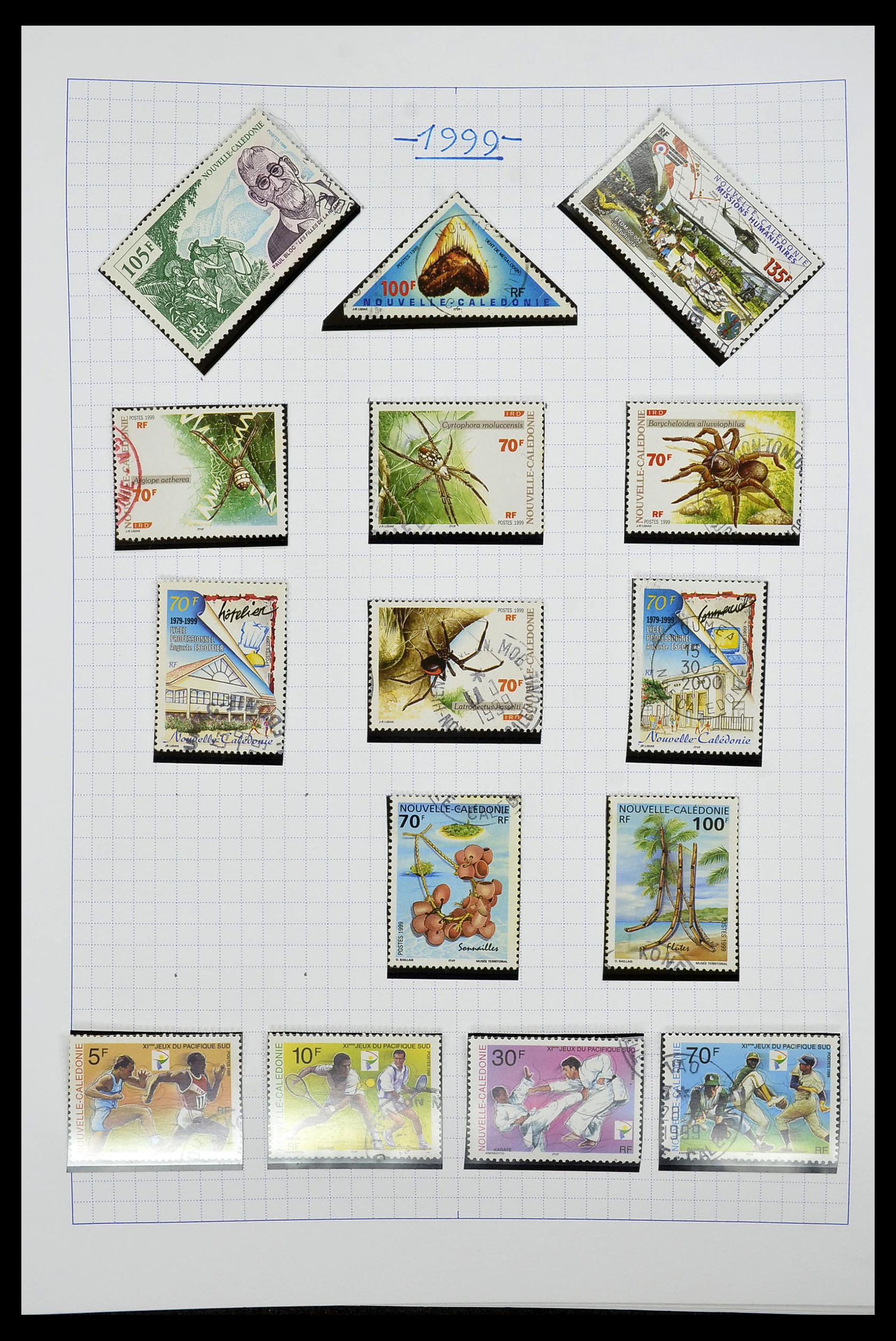 34219 058 - Postzegelverzameling 34219 Nieuw Caledonië 1881-2014!