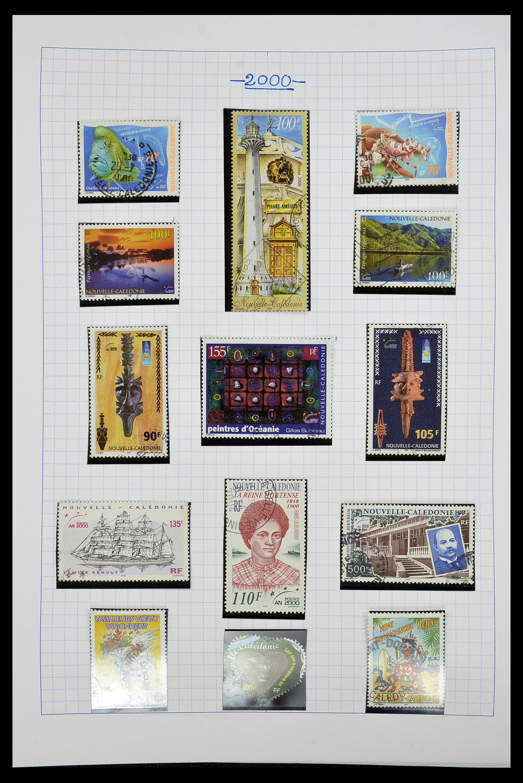 34219 060 - Postzegelverzameling 34219 Nieuw Caledonië 1881-2014!