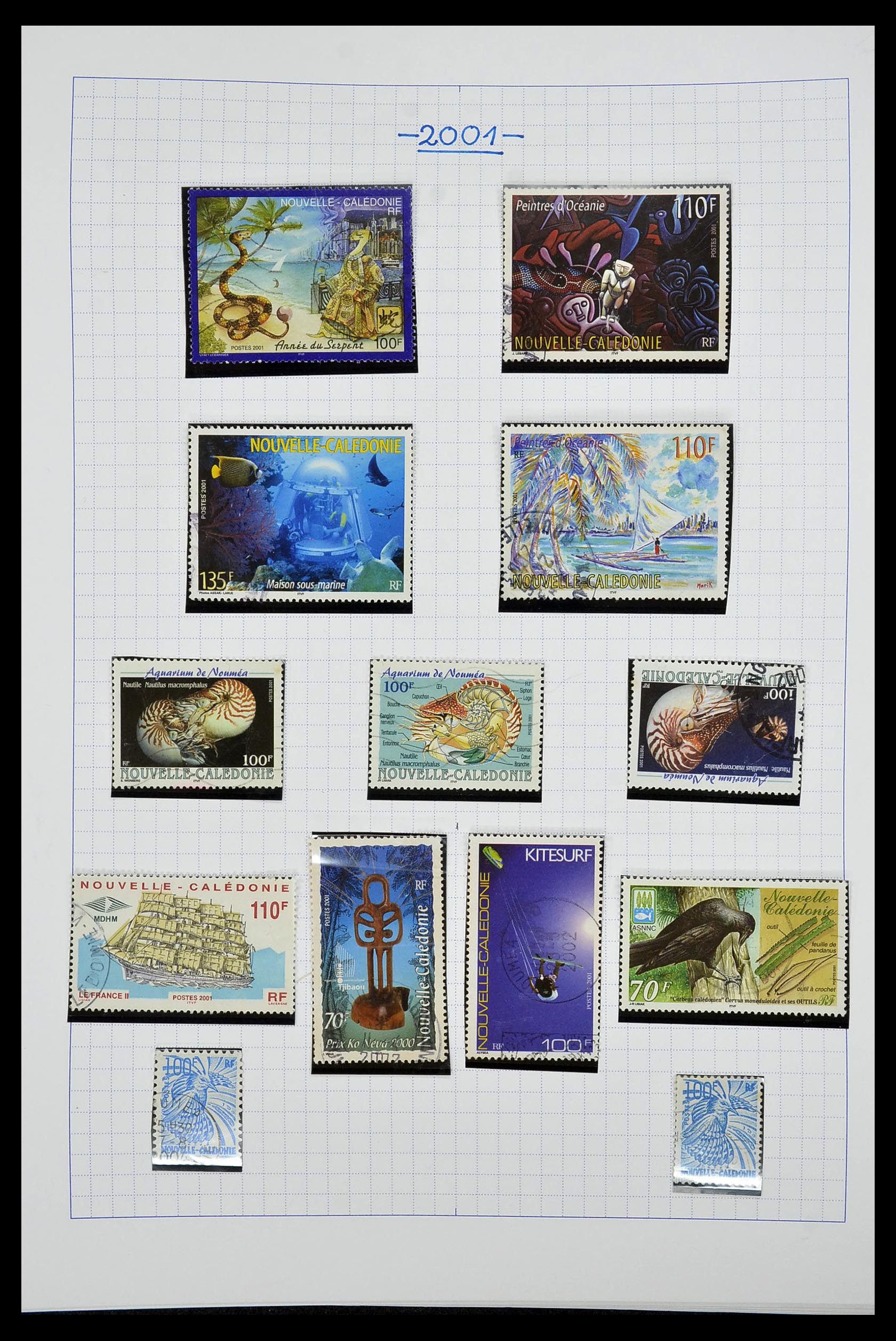 34219 062 - Postzegelverzameling 34219 Nieuw Caledonië 1881-2014!