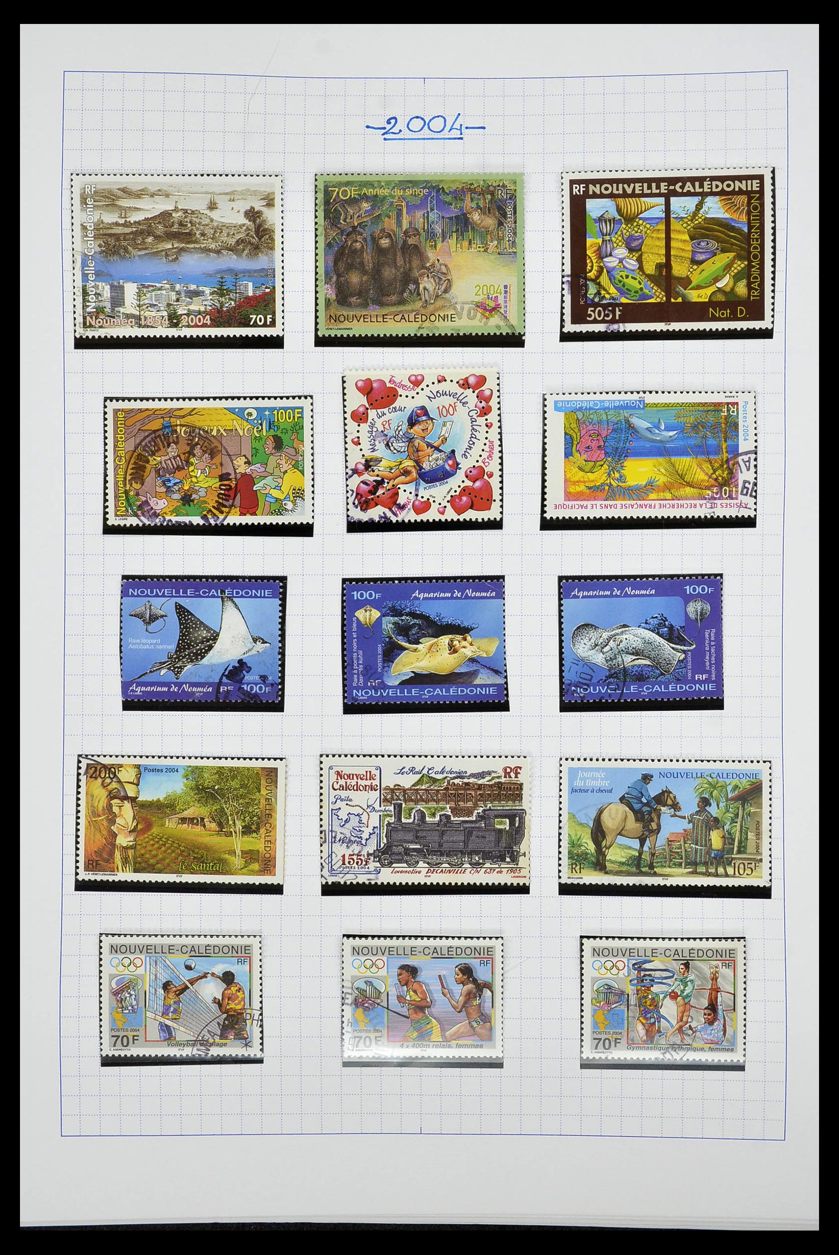34219 068 - Postzegelverzameling 34219 Nieuw Caledonië 1881-2014!