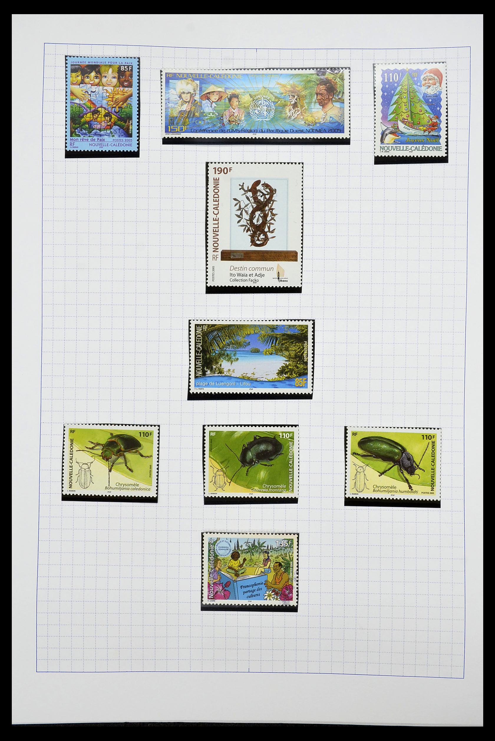 34219 071 - Postzegelverzameling 34219 Nieuw Caledonië 1881-2014!