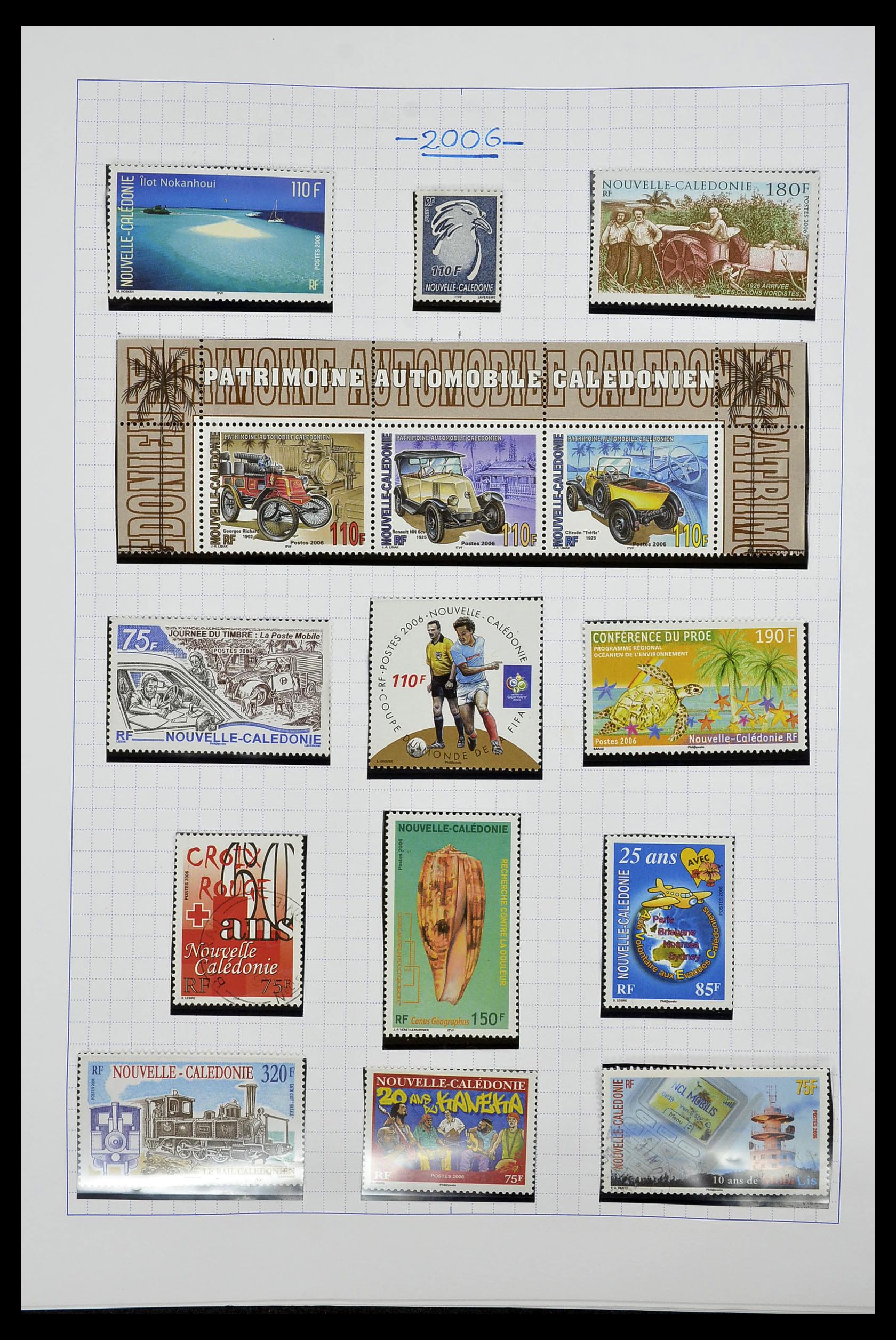 34219 072 - Postzegelverzameling 34219 Nieuw Caledonië 1881-2014!