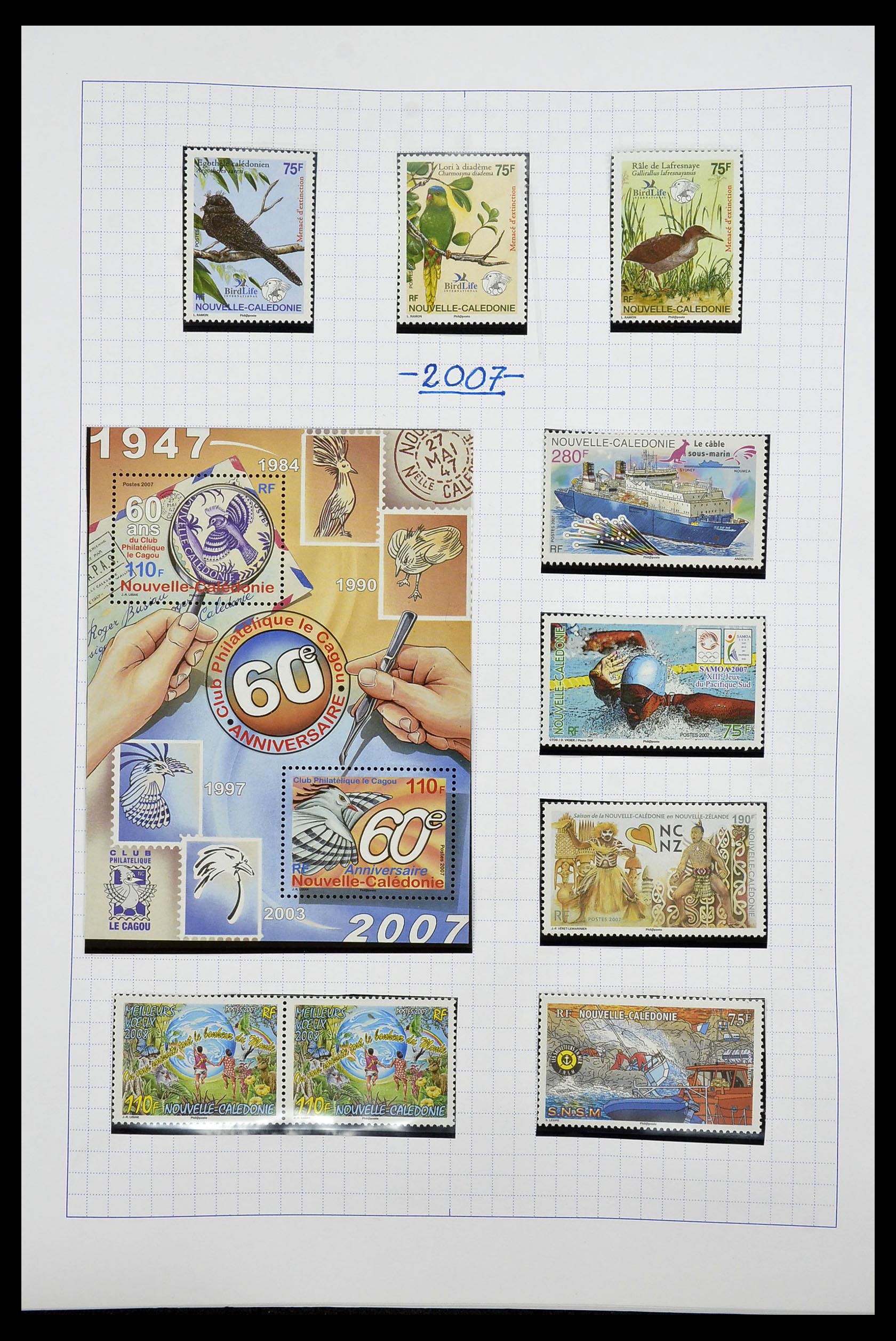 34219 075 - Postzegelverzameling 34219 Nieuw Caledonië 1881-2014!