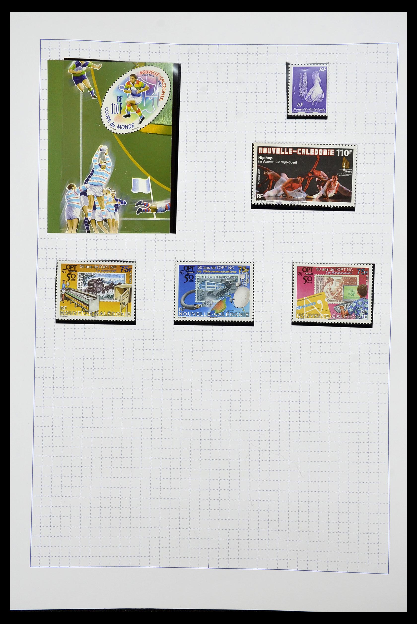34219 077 - Postzegelverzameling 34219 Nieuw Caledonië 1881-2014!