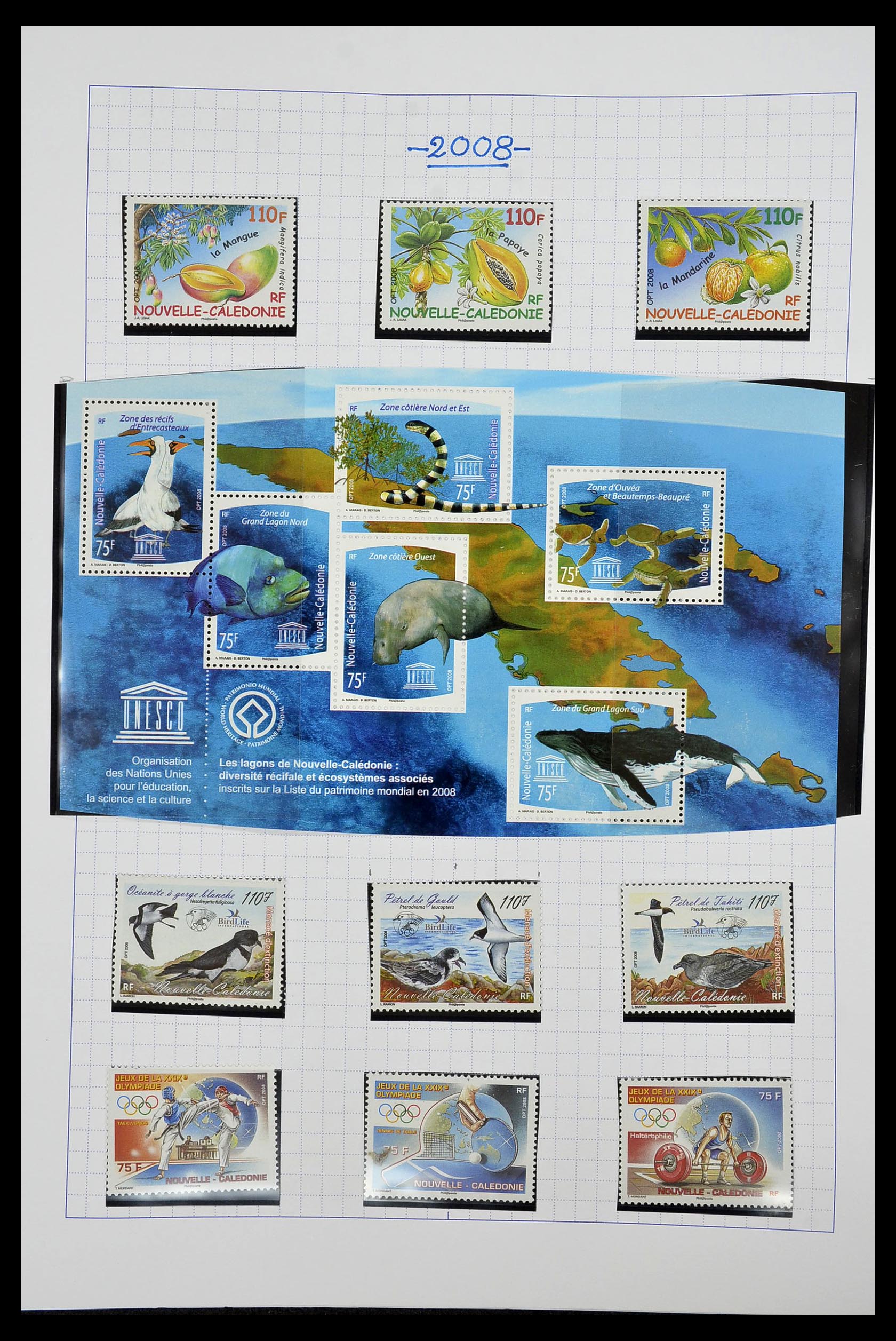 34219 078 - Postzegelverzameling 34219 Nieuw Caledonië 1881-2014!