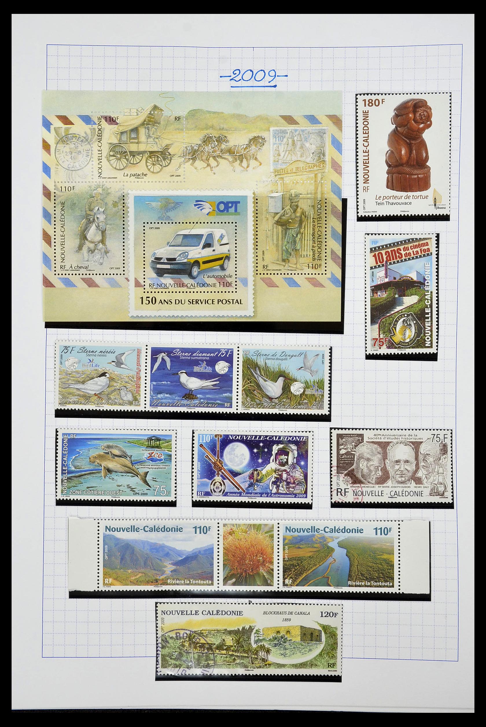 34219 081 - Postzegelverzameling 34219 Nieuw Caledonië 1881-2014!