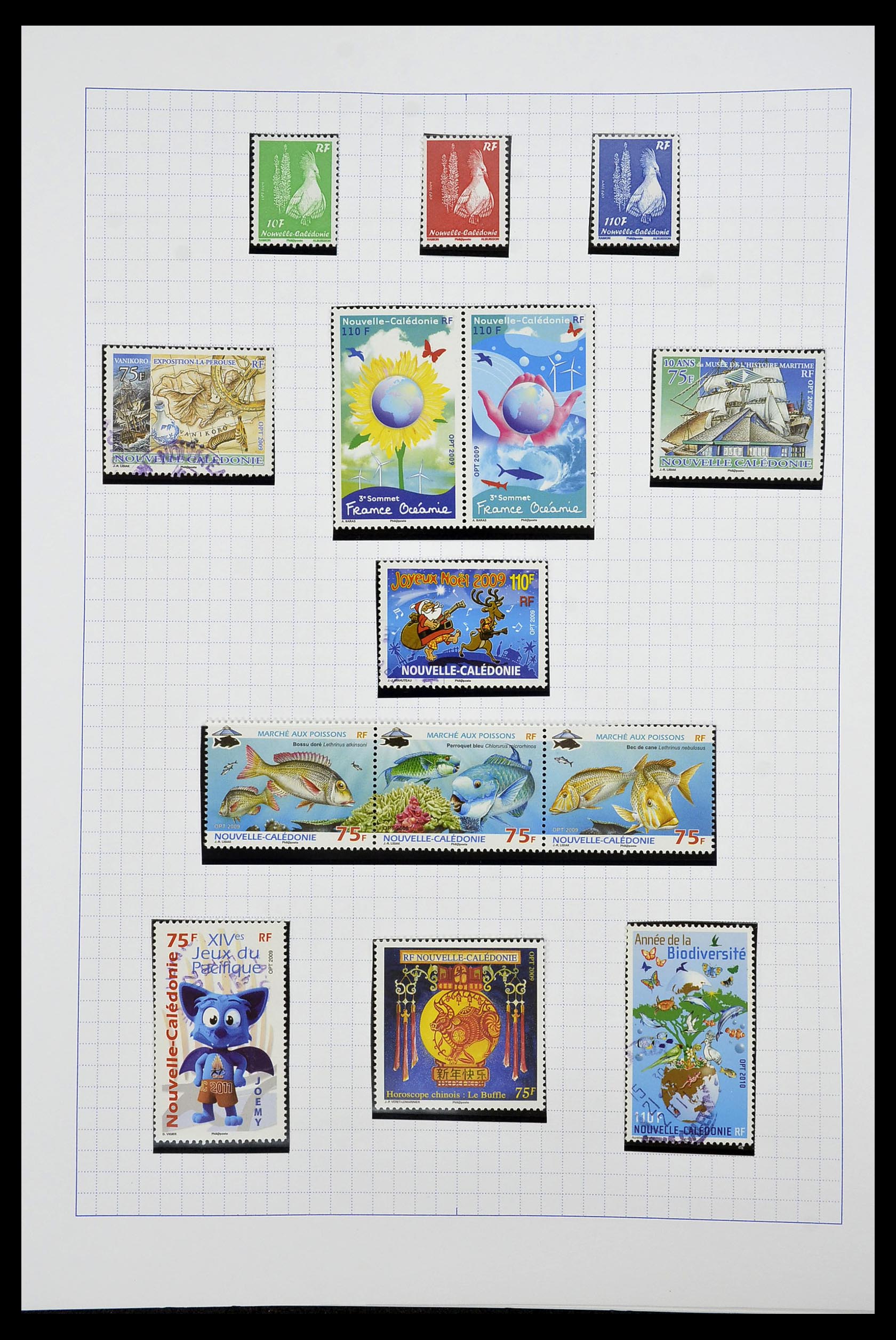 34219 082 - Postzegelverzameling 34219 Nieuw Caledonië 1881-2014!