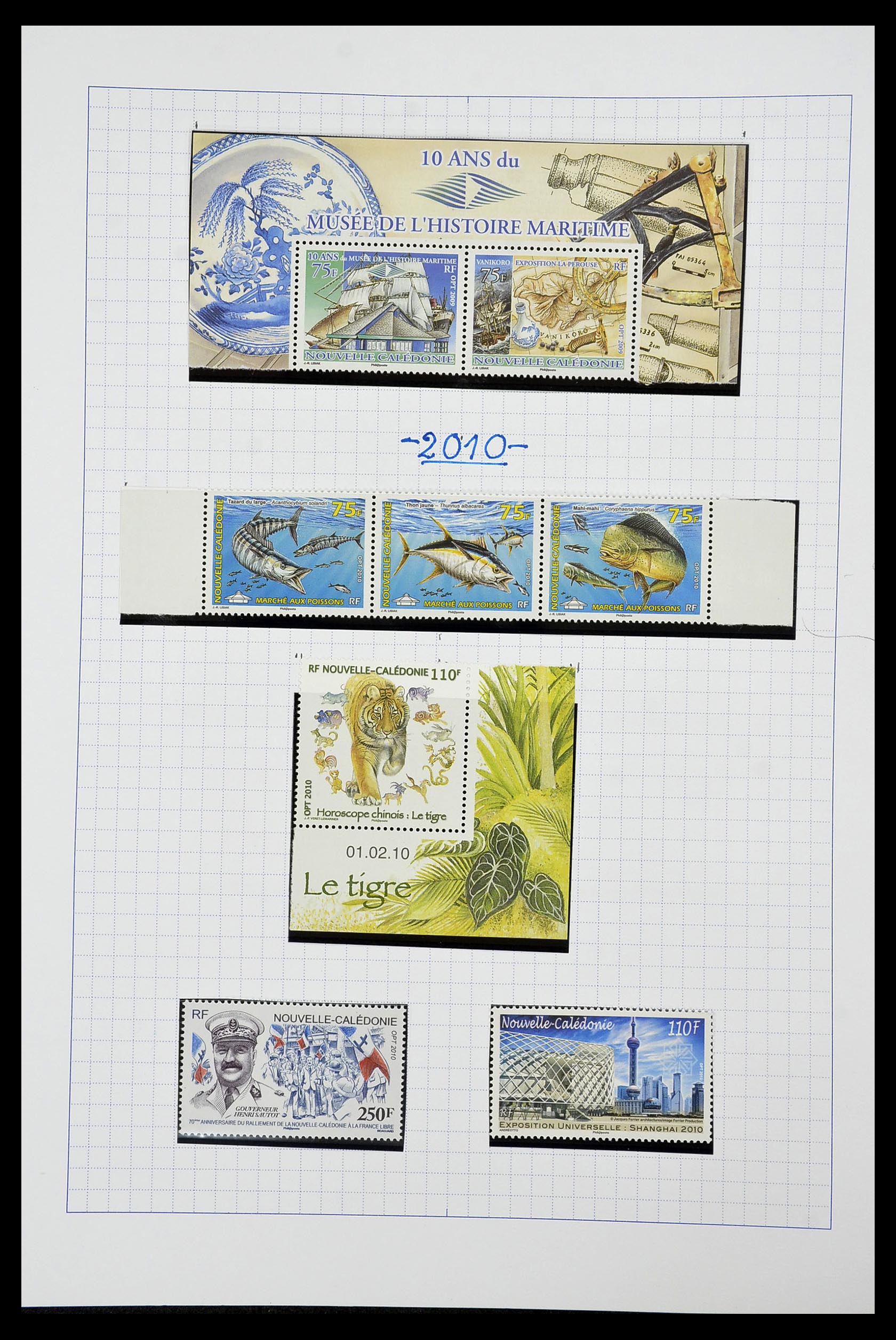 34219 085 - Postzegelverzameling 34219 Nieuw Caledonië 1881-2014!