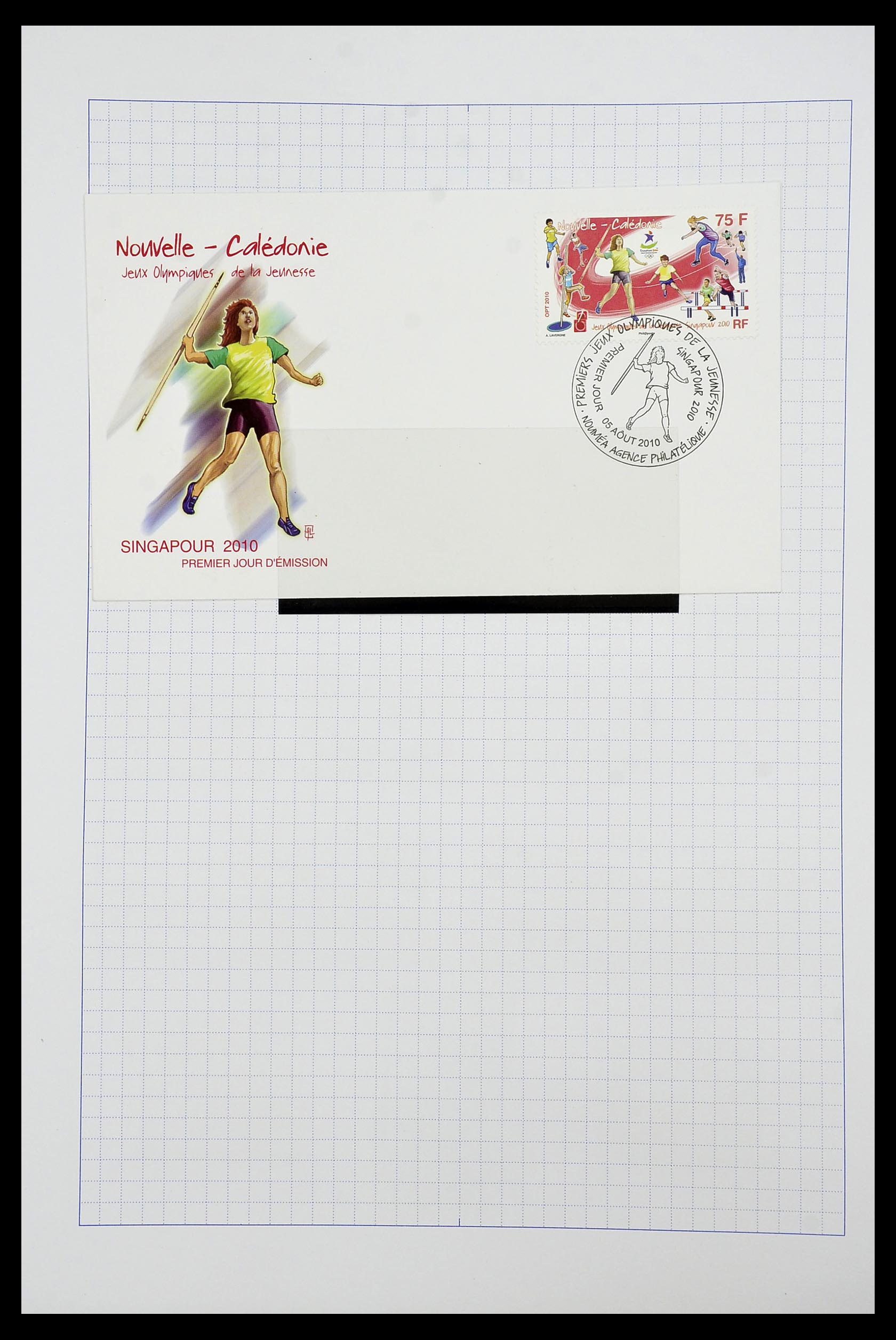 34219 087 - Postzegelverzameling 34219 Nieuw Caledonië 1881-2014!