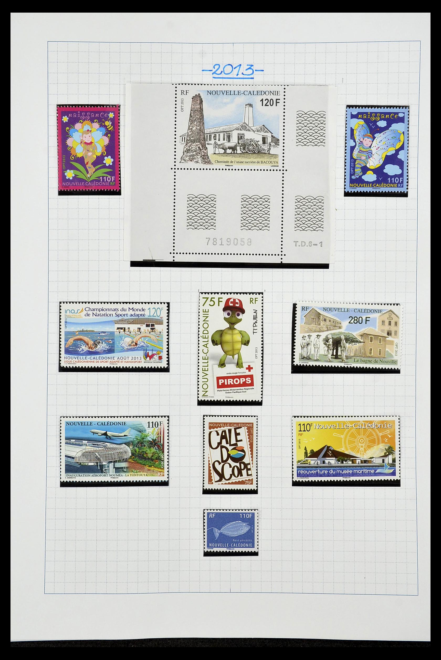 34219 093 - Postzegelverzameling 34219 Nieuw Caledonië 1881-2014!