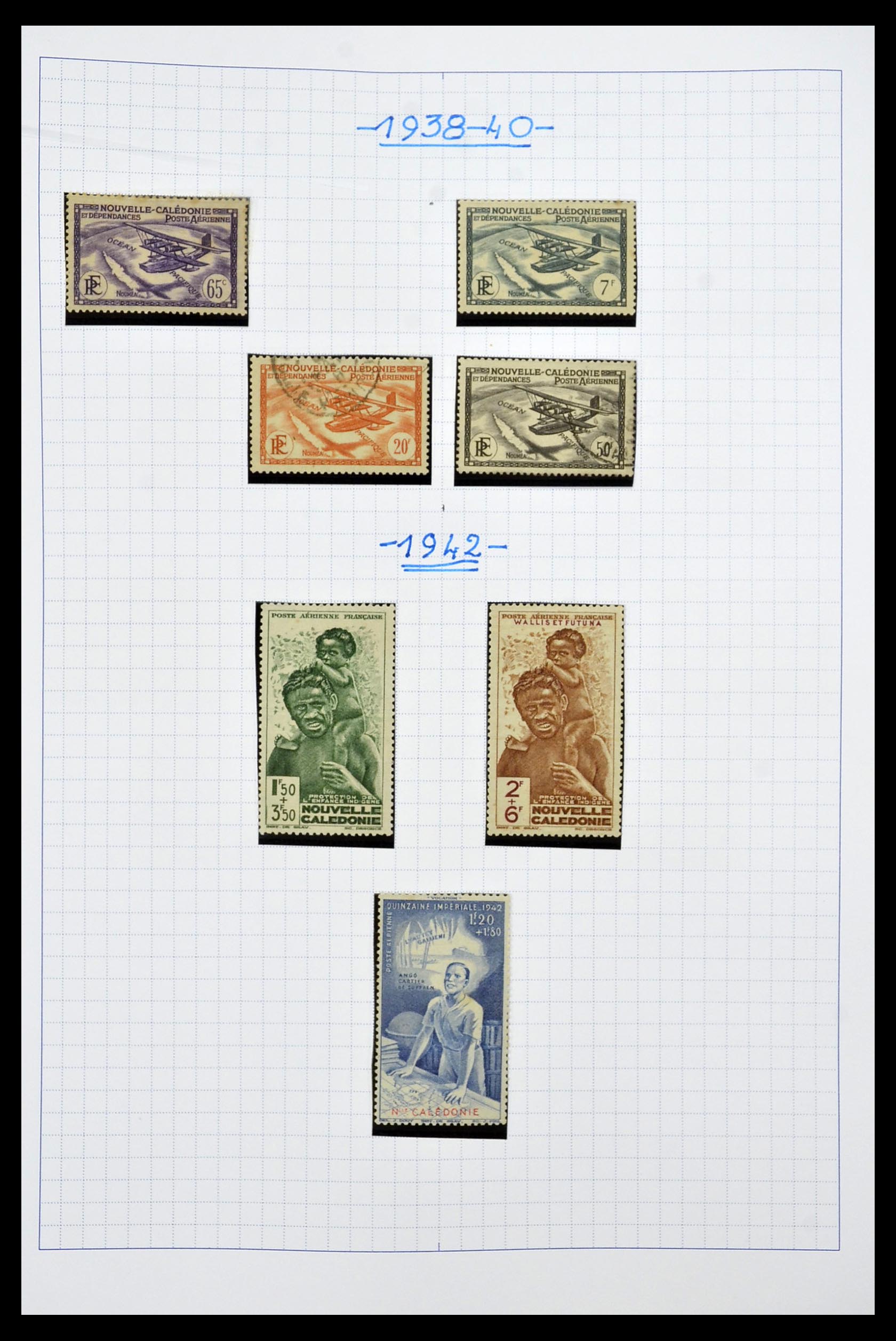 34219 099 - Stamp collection 34219 New Caledonia 1881-2014!