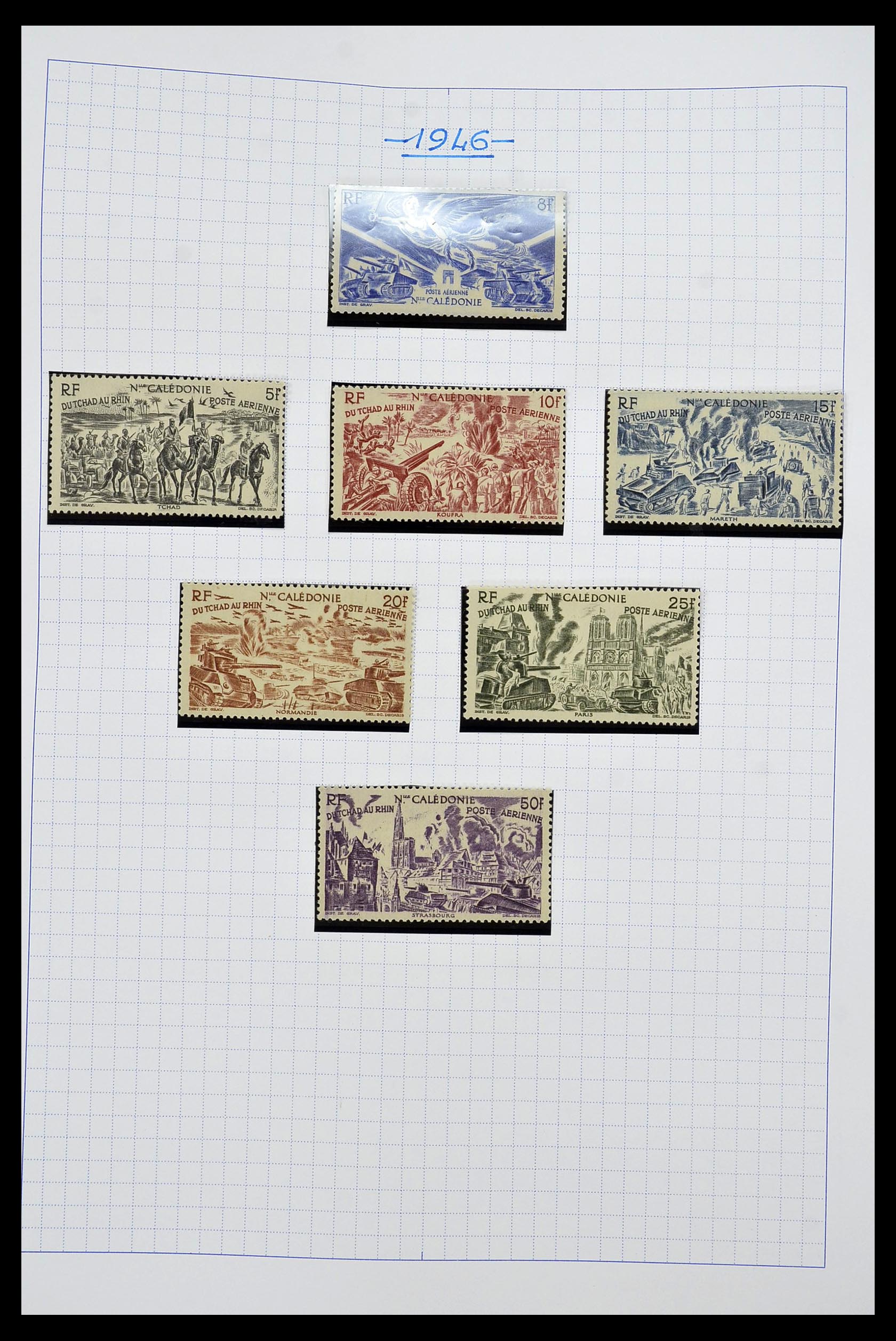 34219 101 - Postzegelverzameling 34219 Nieuw Caledonië 1881-2014!
