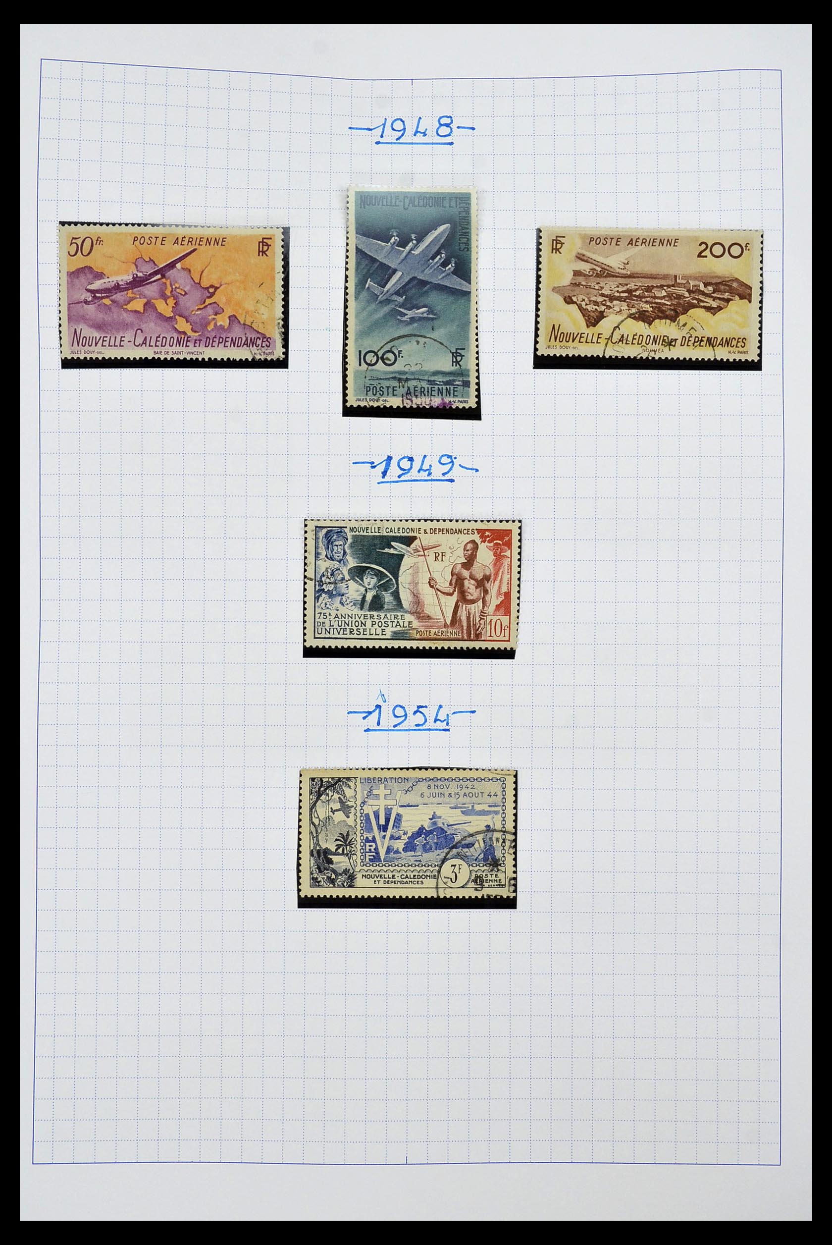 34219 102 - Postzegelverzameling 34219 Nieuw Caledonië 1881-2014!