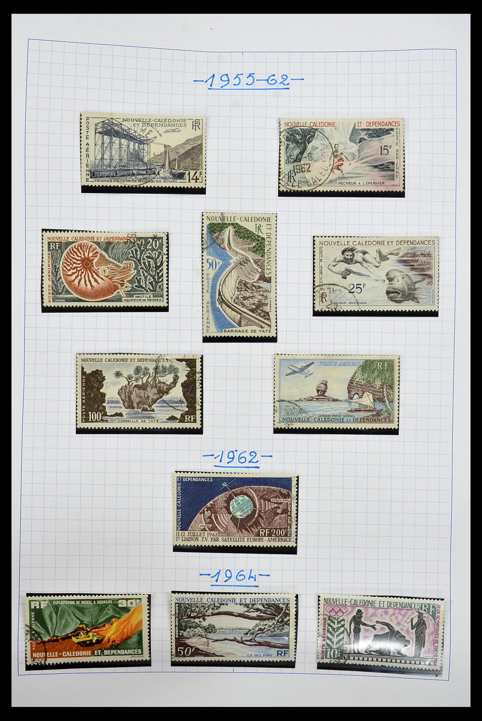 34219 103 - Postzegelverzameling 34219 Nieuw Caledonië 1881-2014!