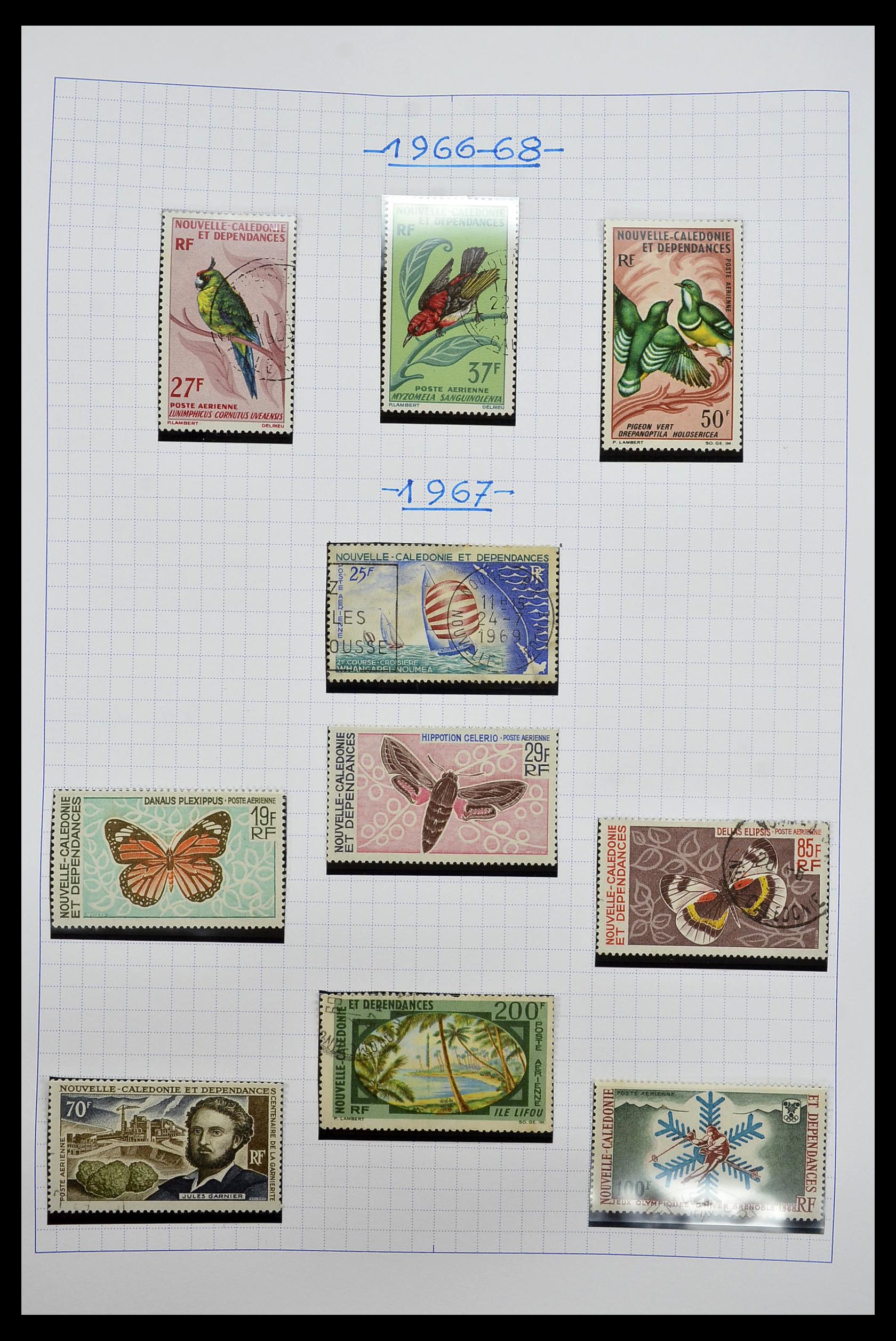 34219 105 - Stamp collection 34219 New Caledonia 1881-2014!