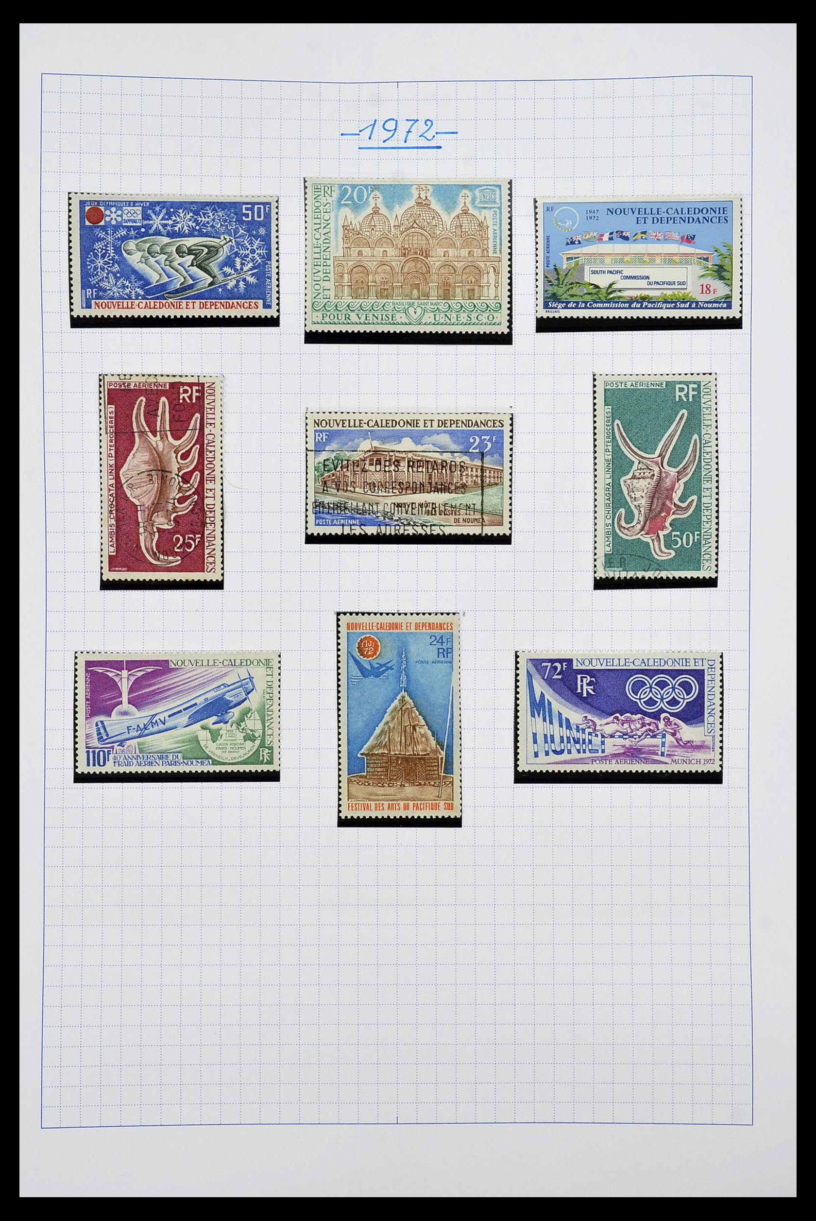 34219 108 - Postzegelverzameling 34219 Nieuw Caledonië 1881-2014!