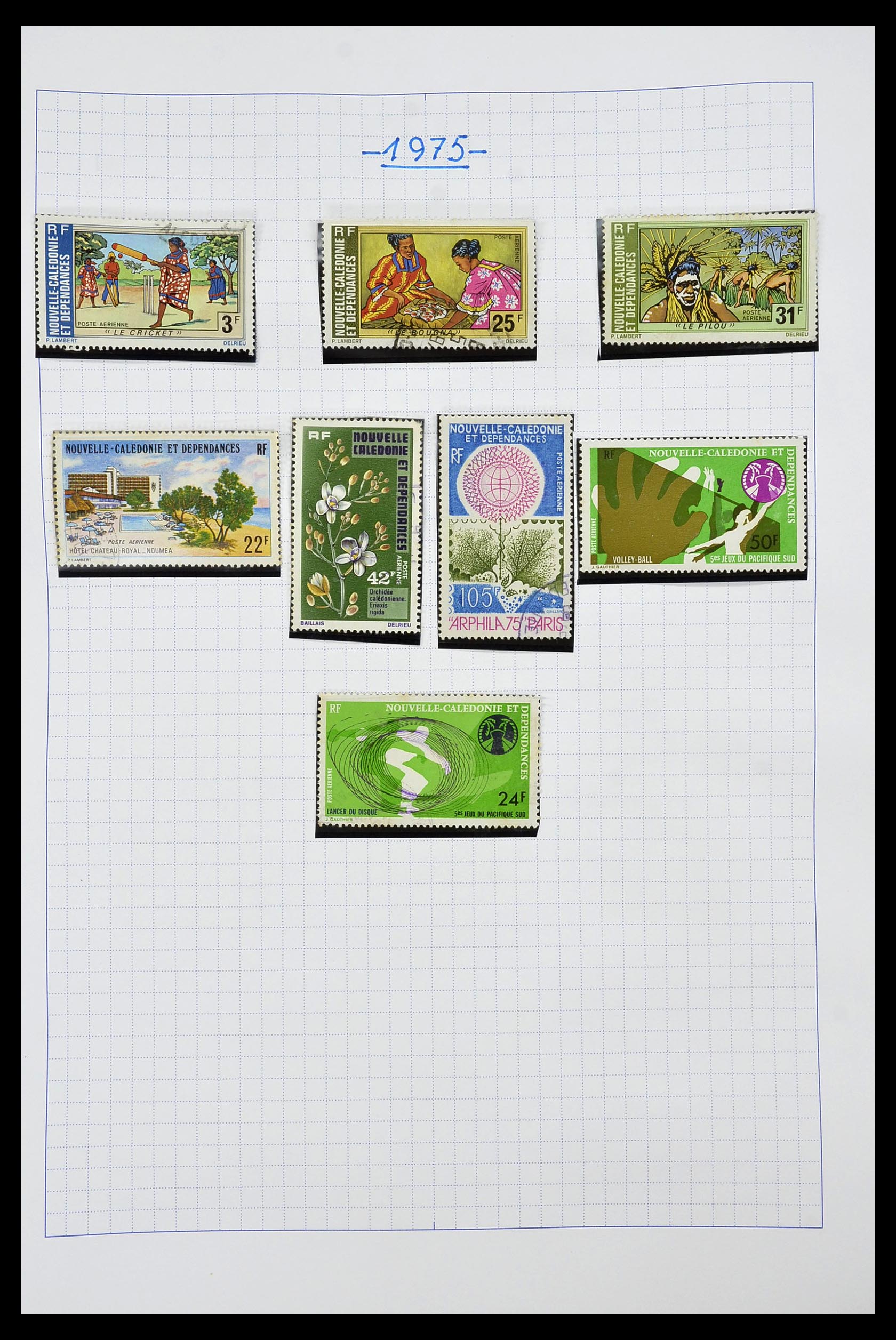 34219 111 - Postzegelverzameling 34219 Nieuw Caledonië 1881-2014!
