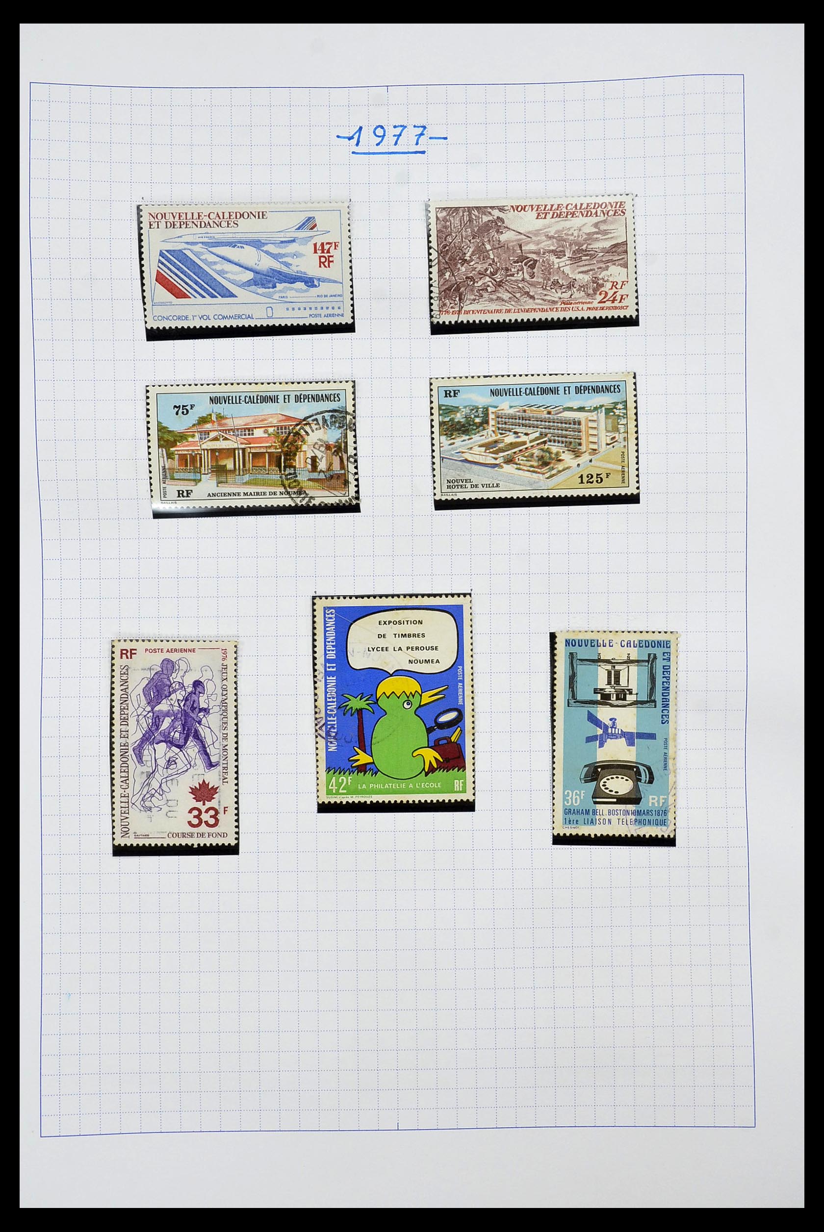 34219 112 - Postzegelverzameling 34219 Nieuw Caledonië 1881-2014!