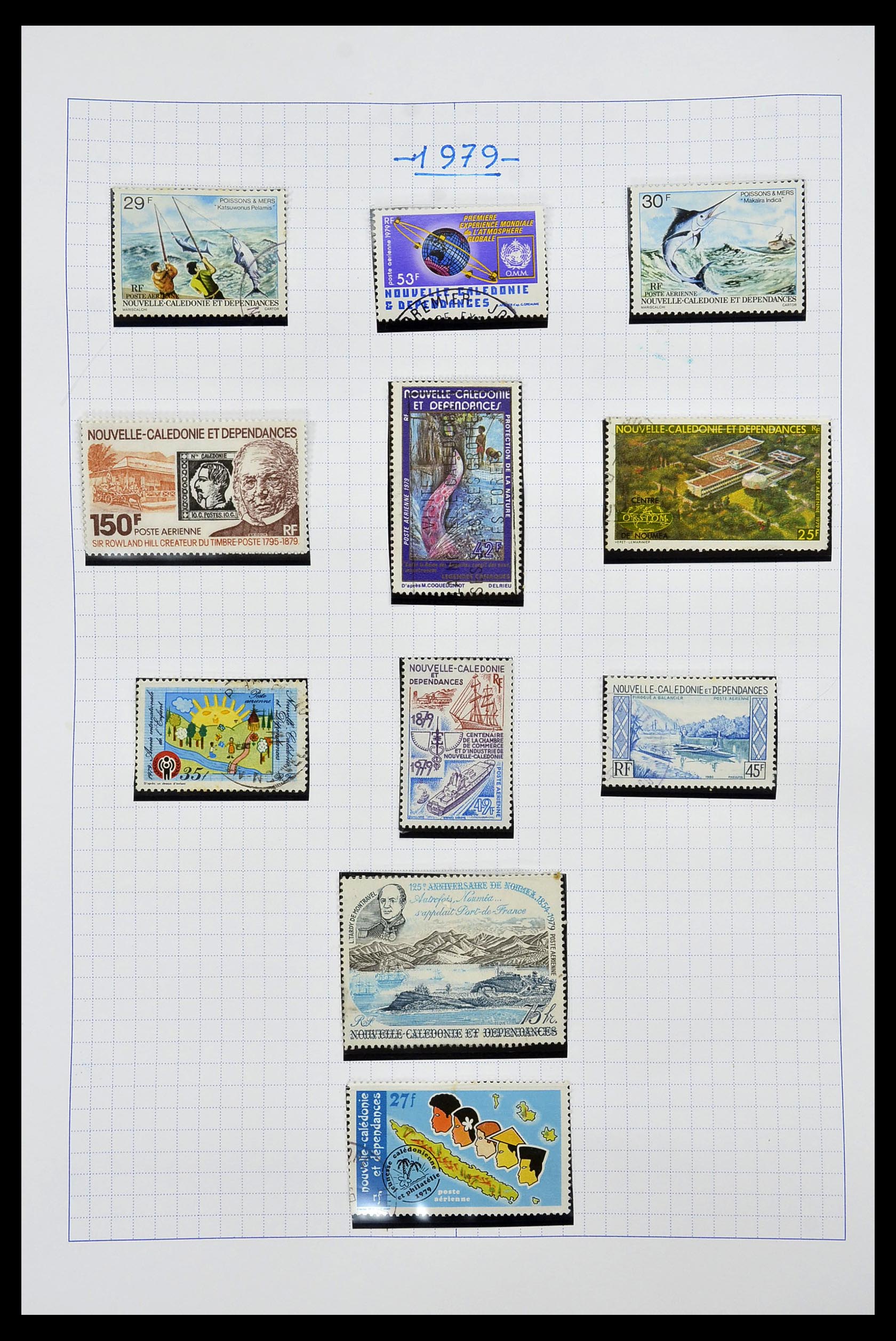 34219 114 - Postzegelverzameling 34219 Nieuw Caledonië 1881-2014!