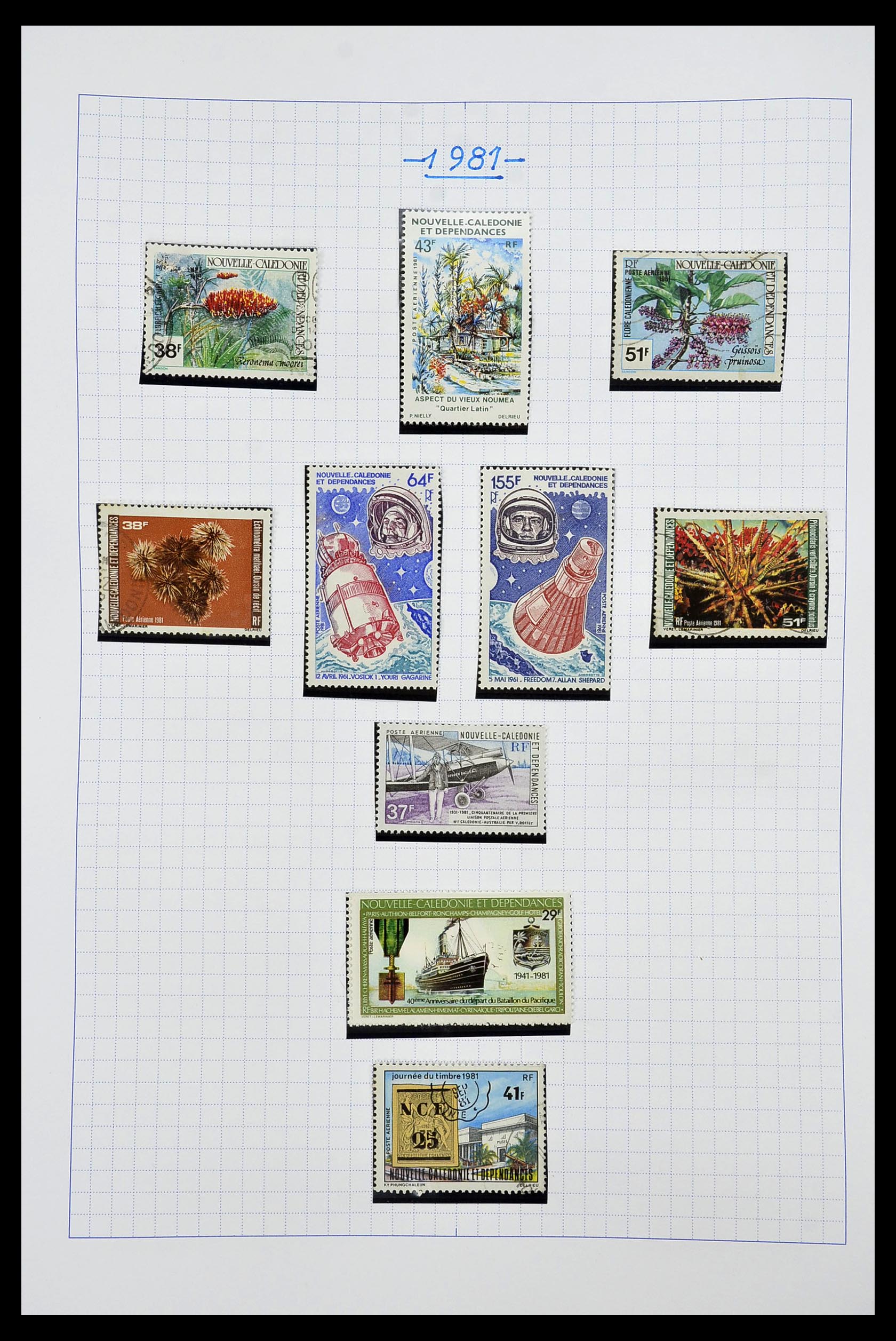 34219 115 - Postzegelverzameling 34219 Nieuw Caledonië 1881-2014!
