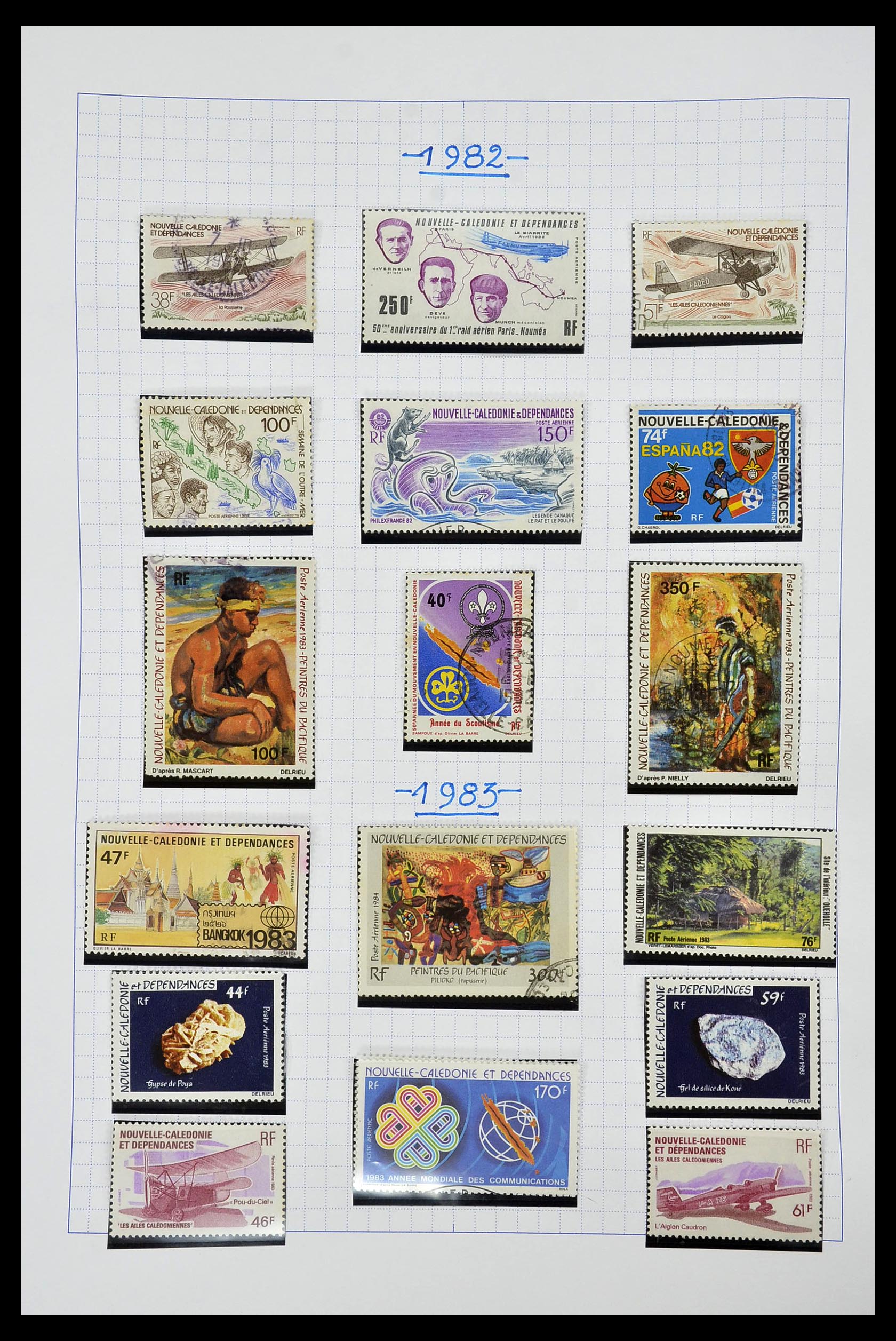 34219 117 - Postzegelverzameling 34219 Nieuw Caledonië 1881-2014!