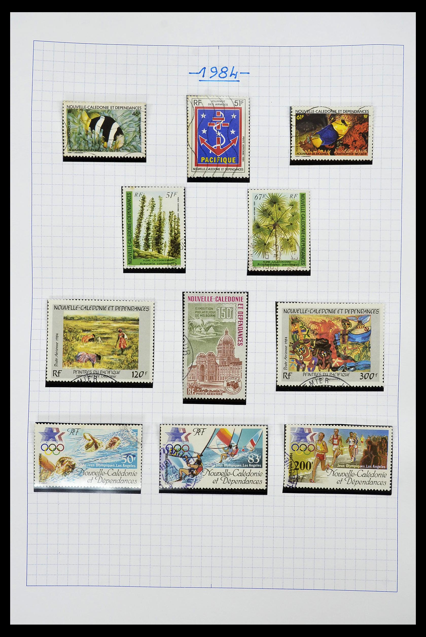 34219 118 - Postzegelverzameling 34219 Nieuw Caledonië 1881-2014!