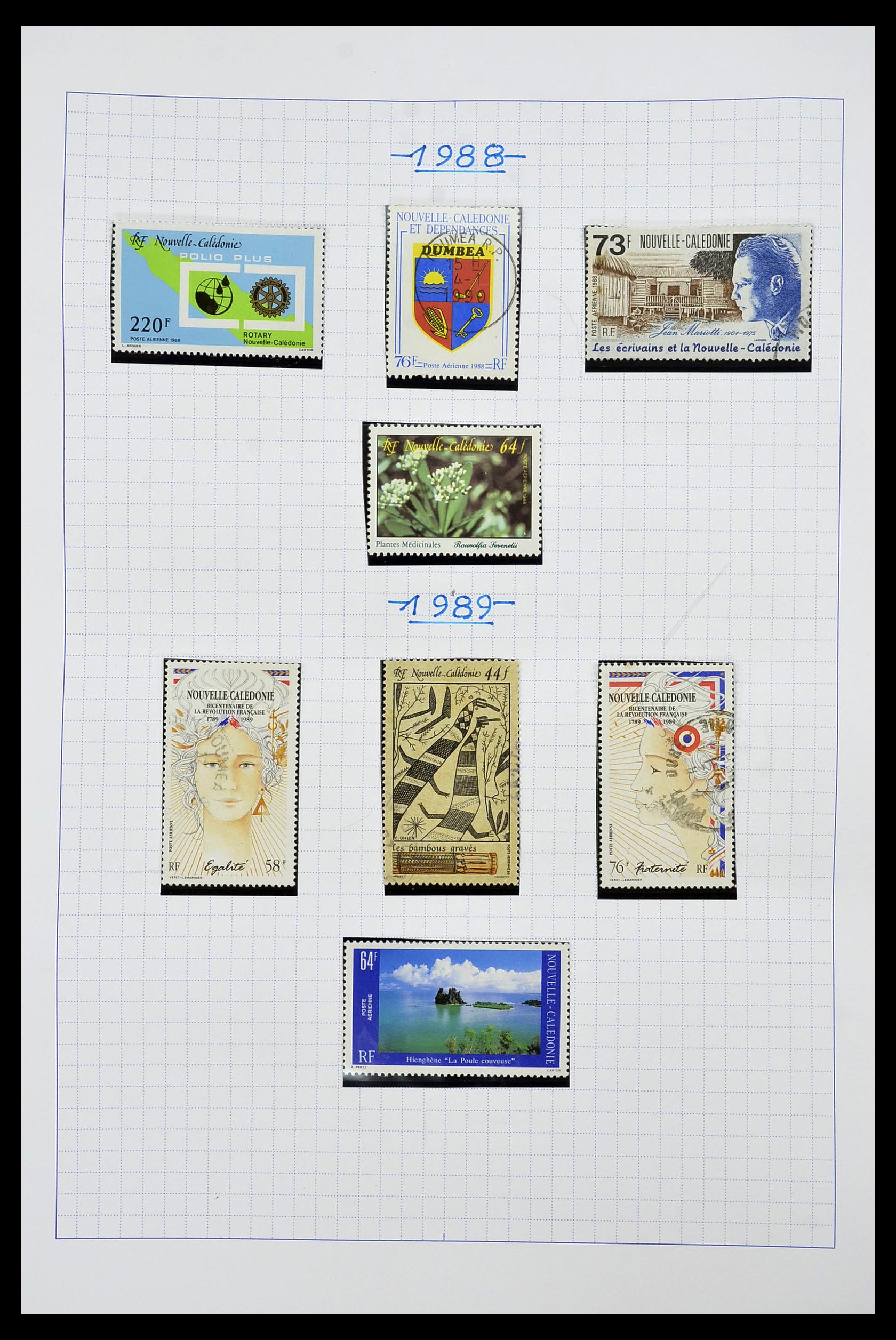 34219 120 - Stamp collection 34219 New Caledonia 1881-2014!
