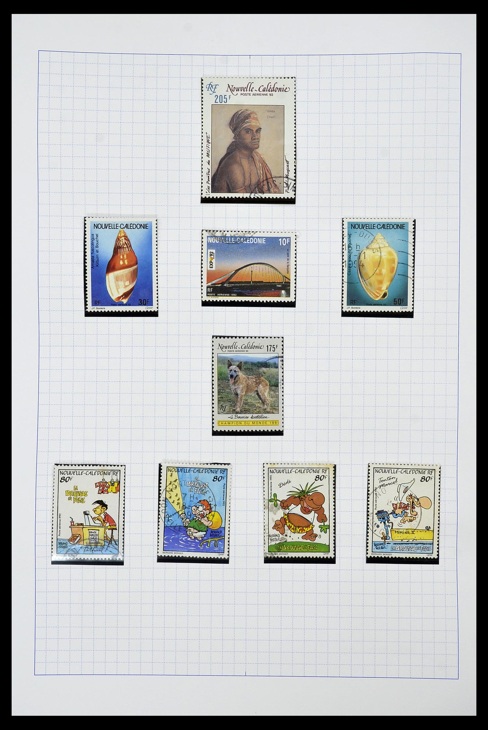 34219 123 - Postzegelverzameling 34219 Nieuw Caledonië 1881-2014!