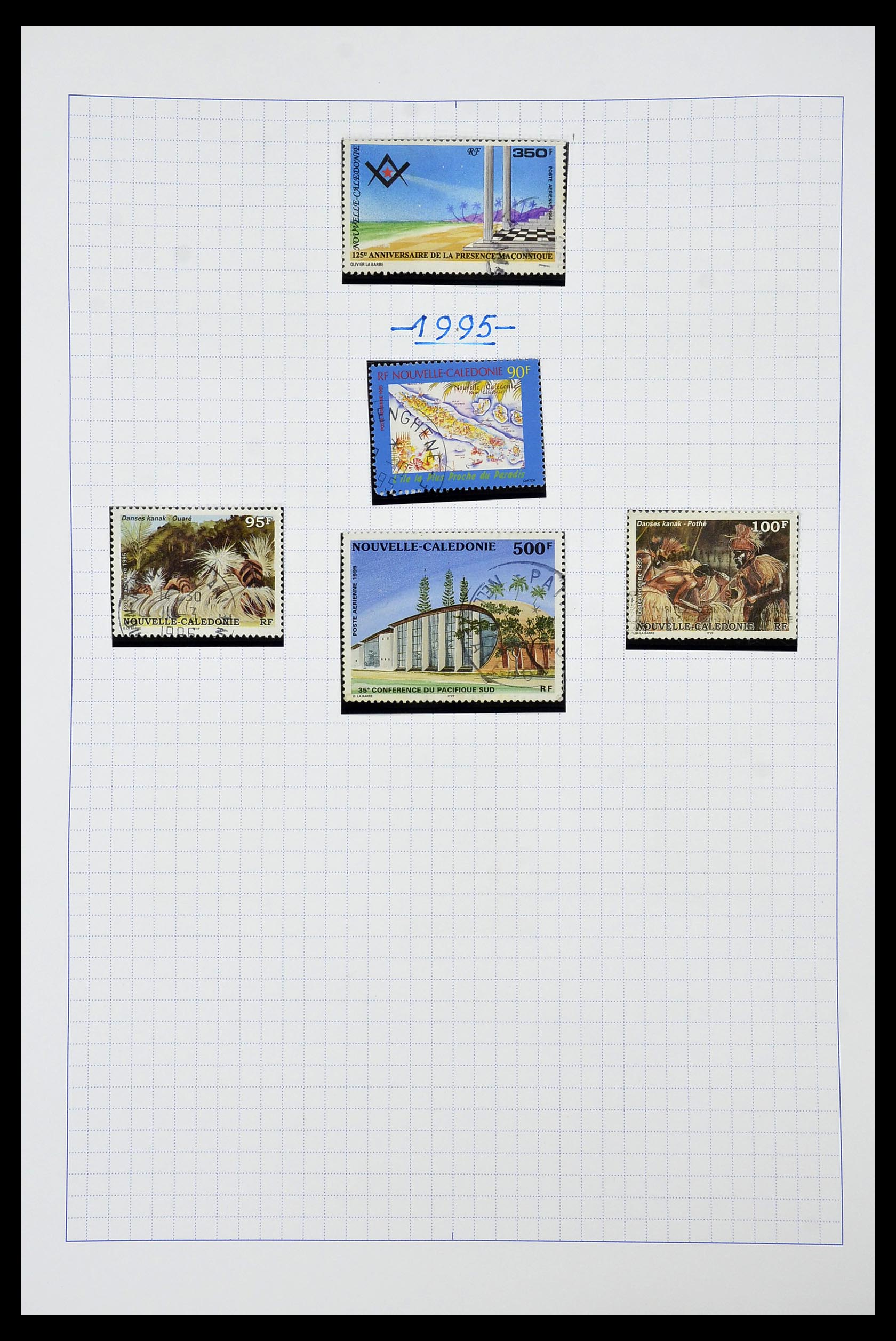 34219 126 - Stamp collection 34219 New Caledonia 1881-2014!