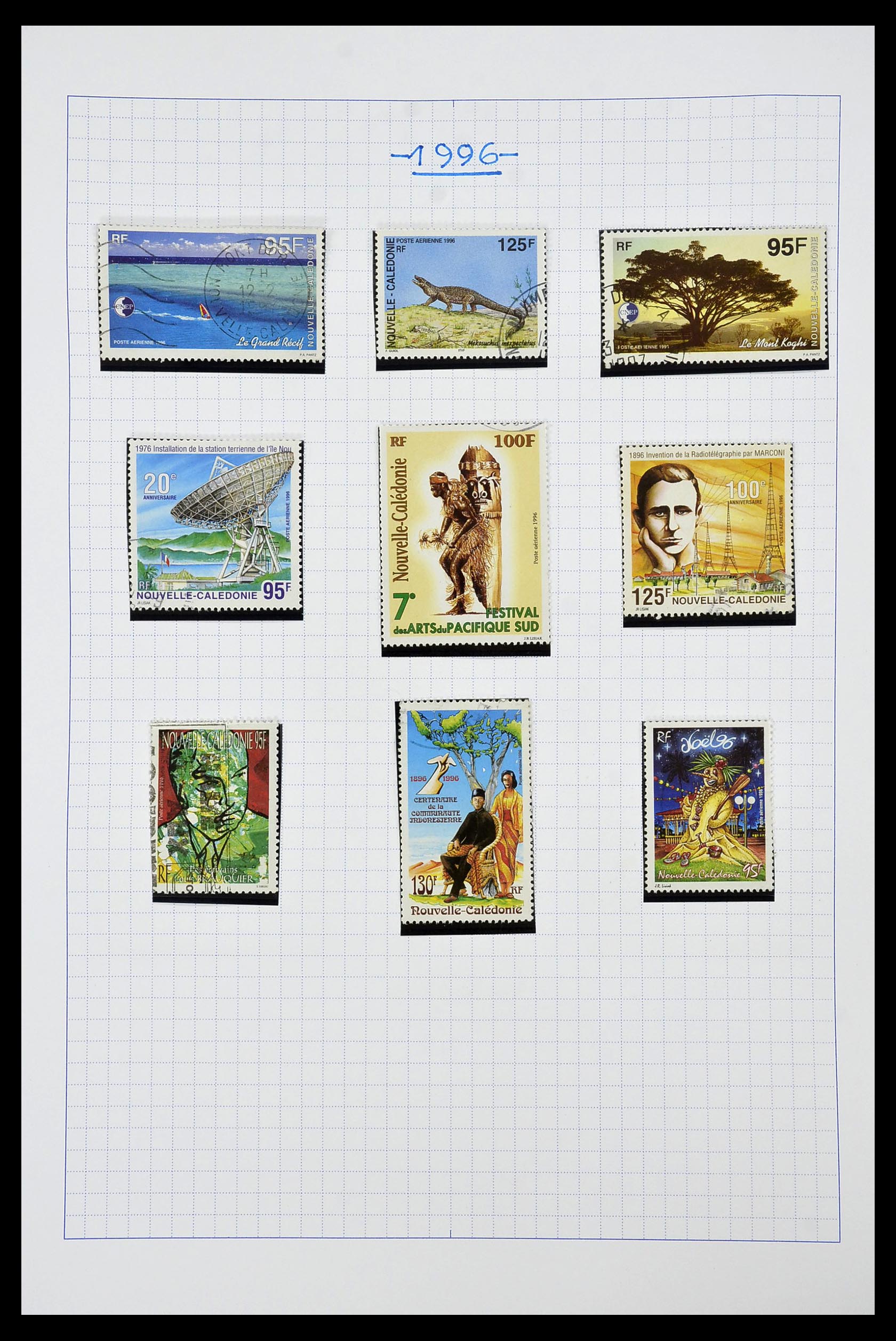 34219 127 - Stamp collection 34219 New Caledonia 1881-2014!