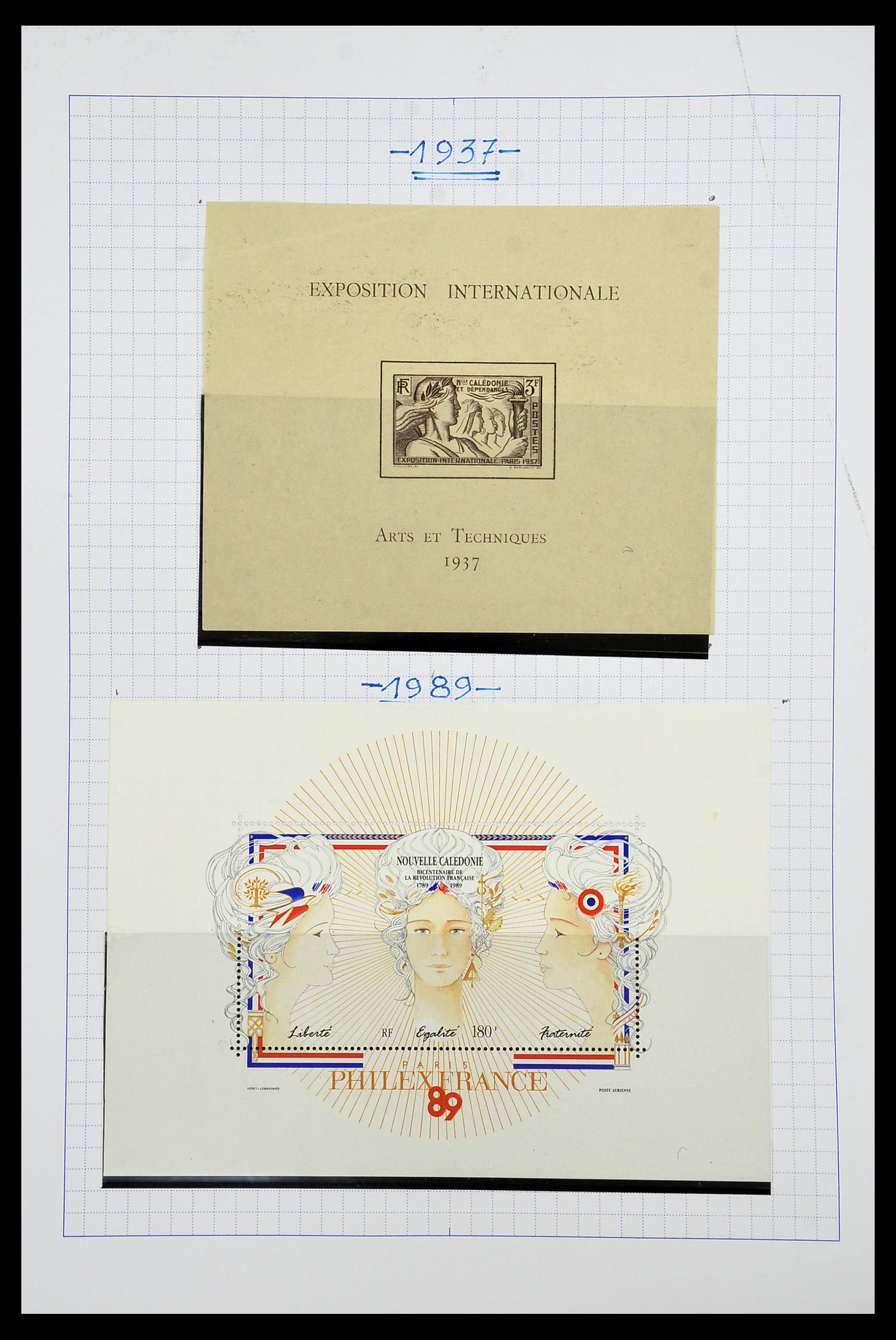 34219 129 - Postzegelverzameling 34219 Nieuw Caledonië 1881-2014!