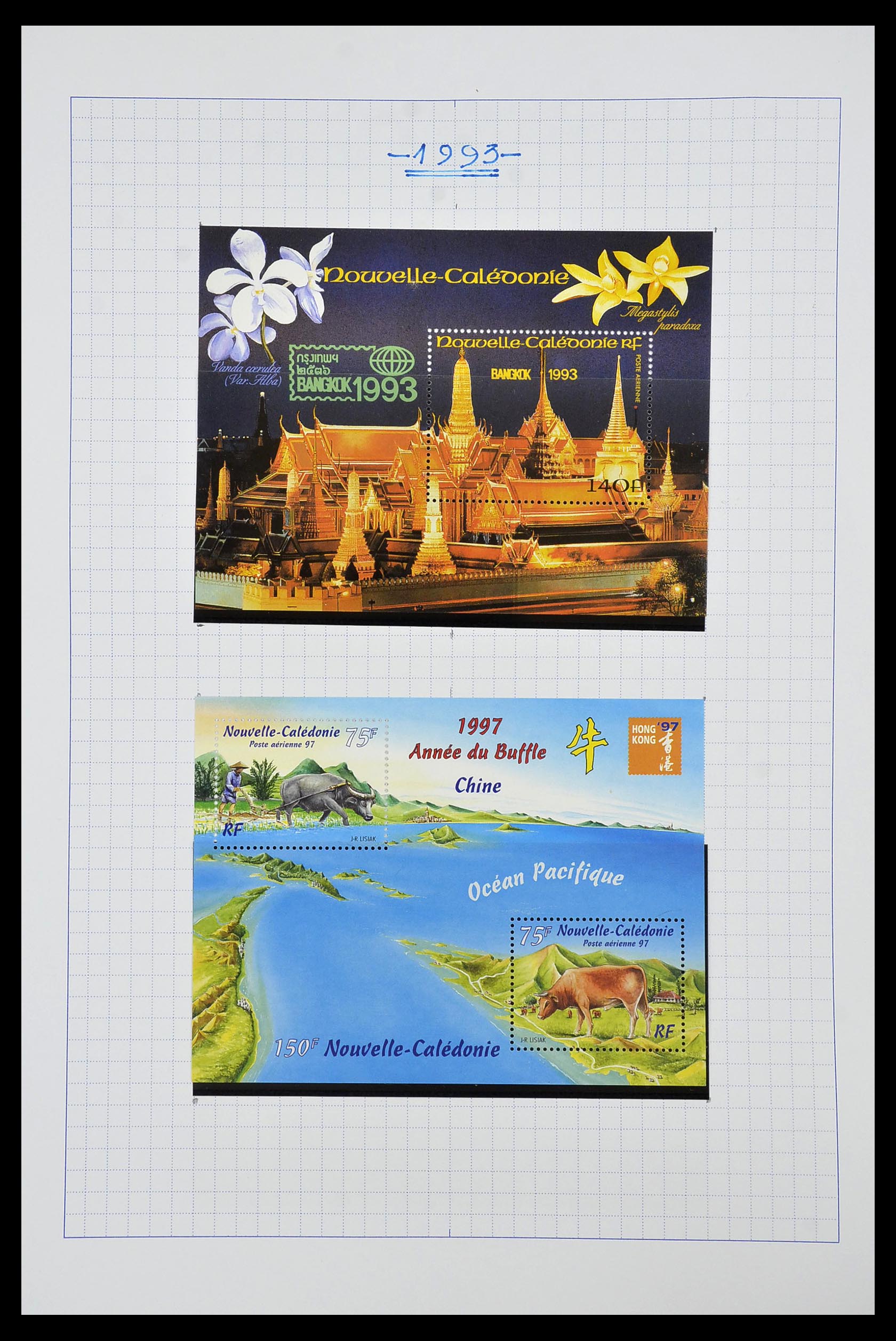 34219 130 - Stamp collection 34219 New Caledonia 1881-2014!