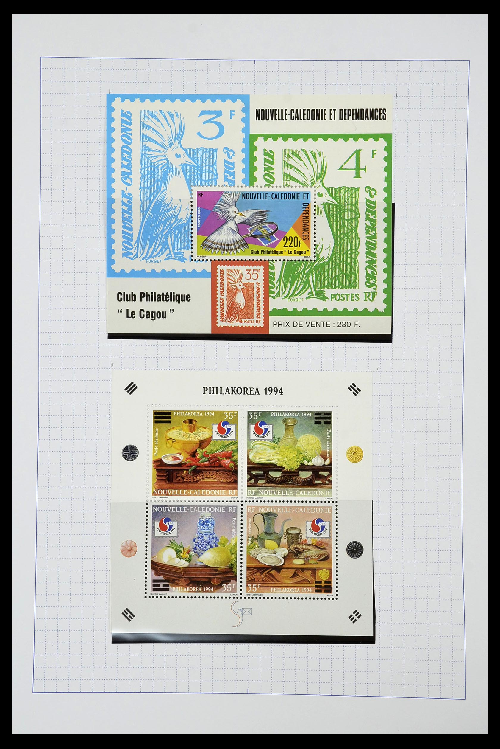 34219 133 - Postzegelverzameling 34219 Nieuw Caledonië 1881-2014!