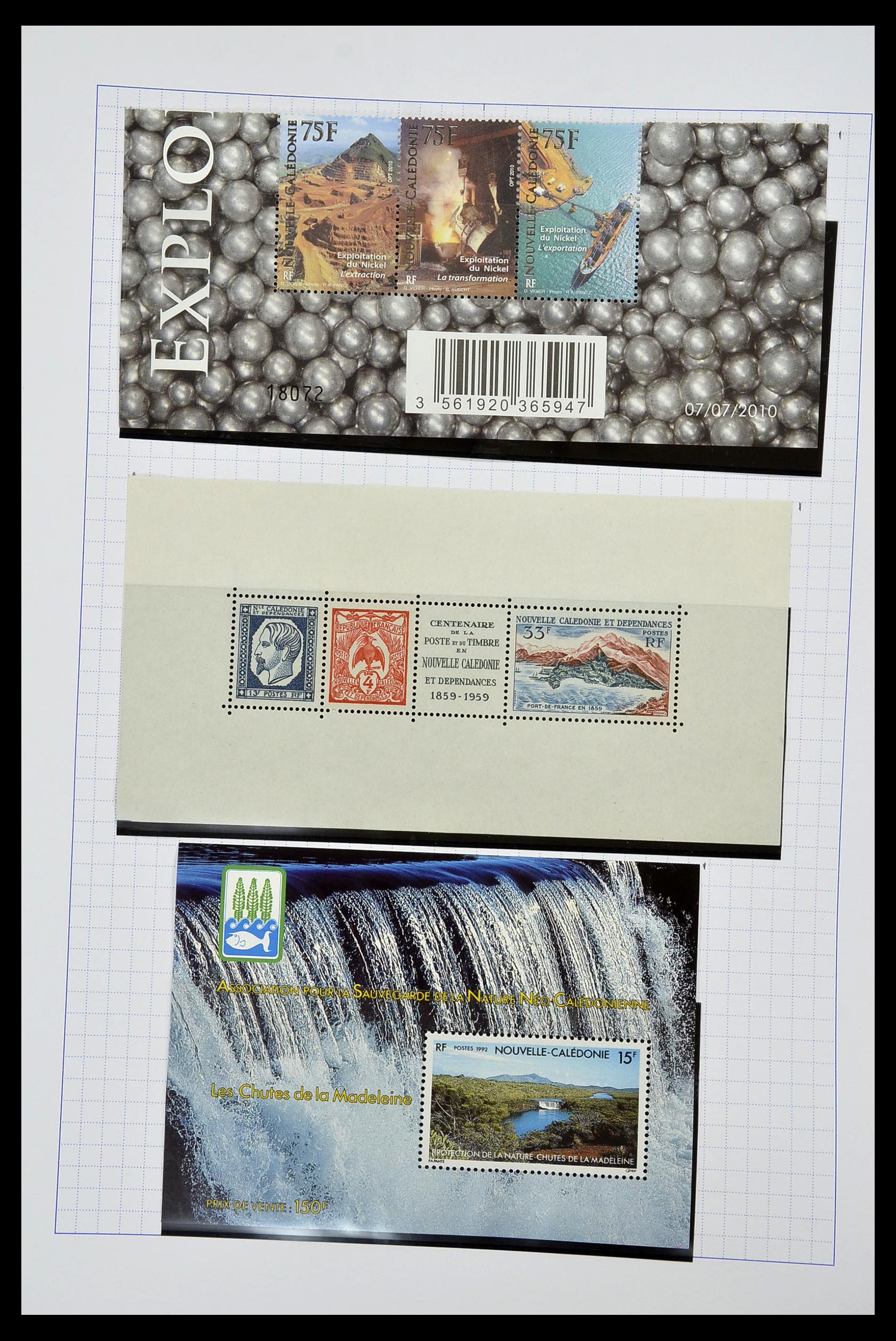 34219 137 - Postzegelverzameling 34219 Nieuw Caledonië 1881-2014!